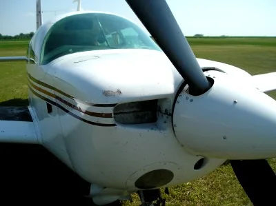 Cabin interior of a 1978 Mooney 201.