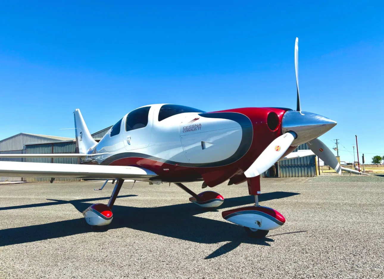 Exterior view of a 1968 Cessna 206 Stationair C.