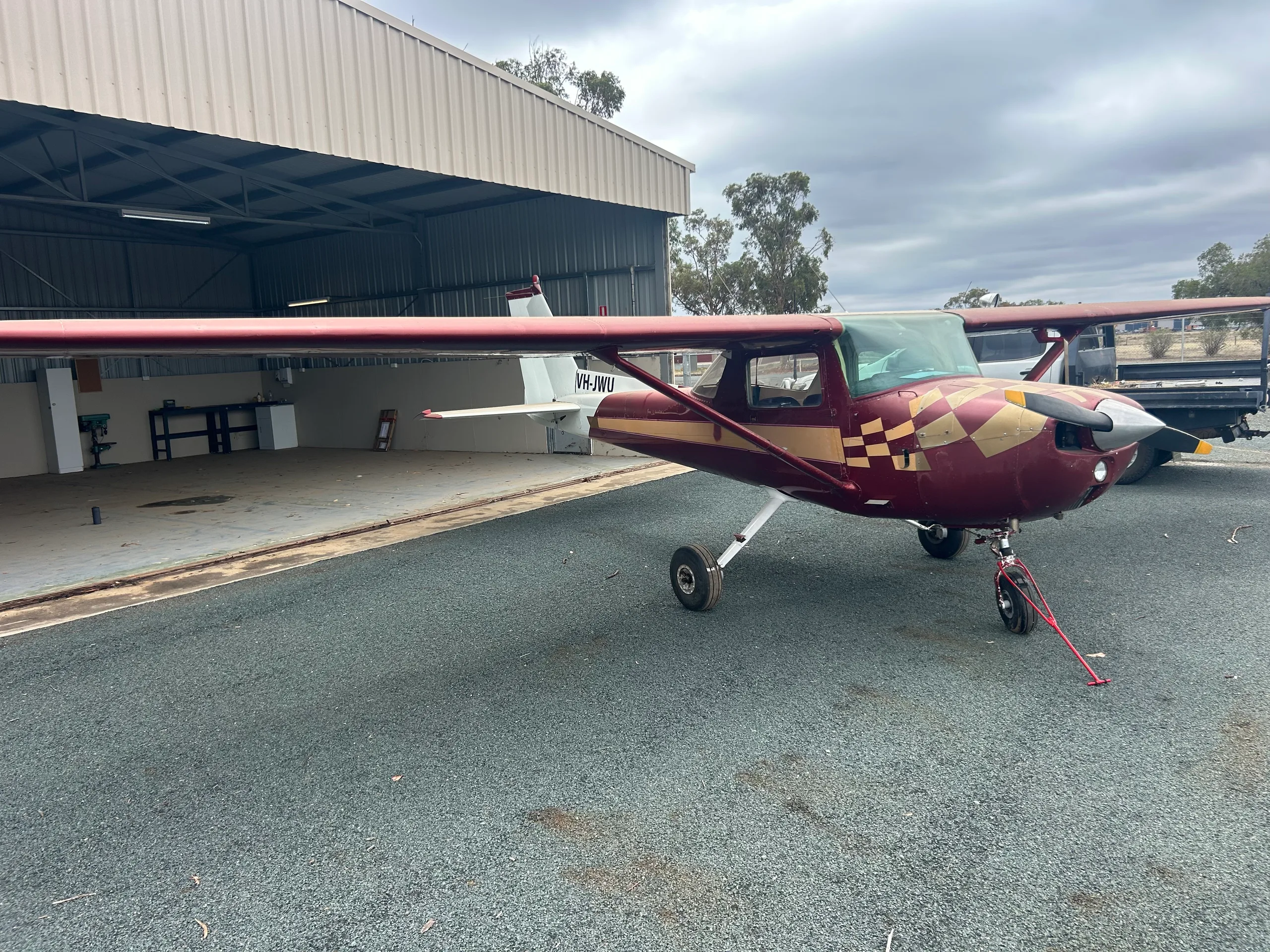 Exterior view of a 1968 Cessna 206 Stationair C.