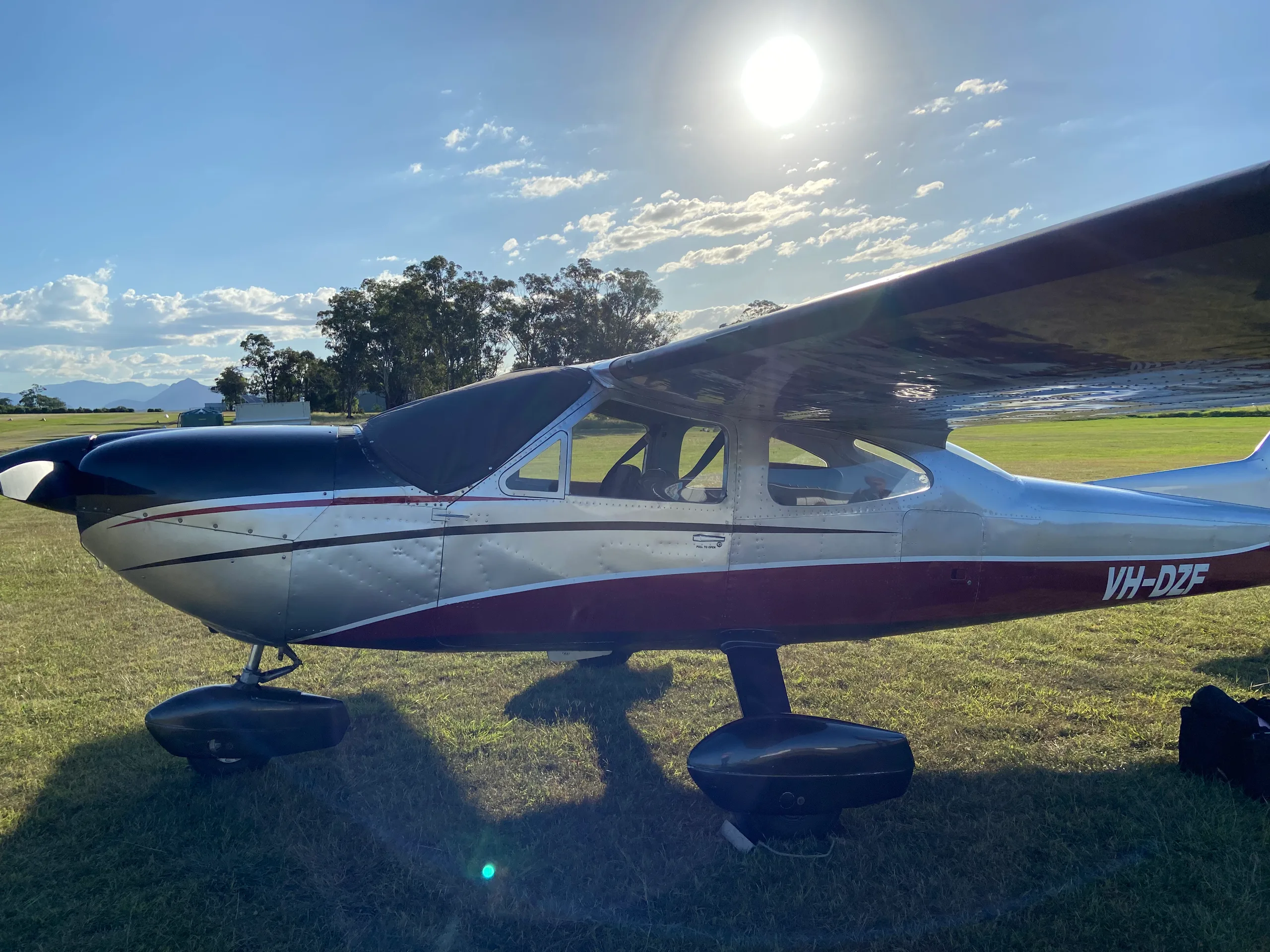 Exterior view of a 1968 Cessna 206 Stationair C.