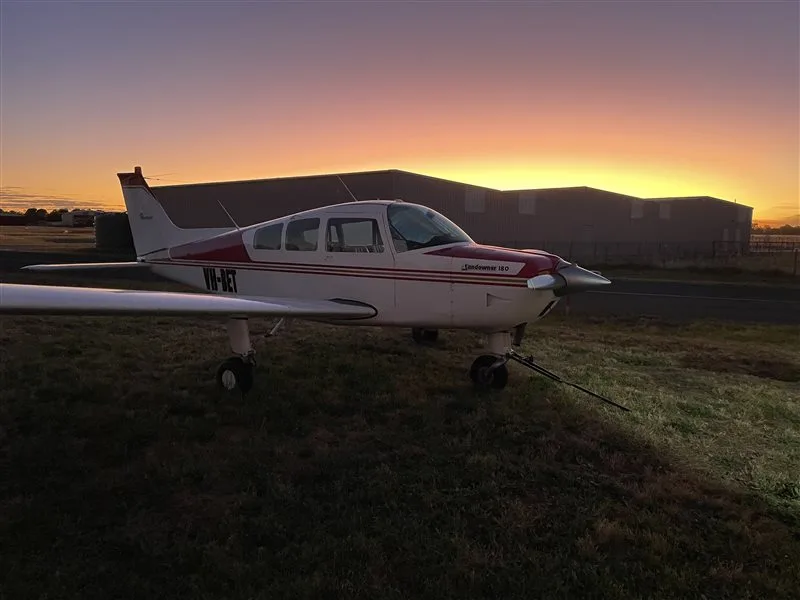 Exterior view of a 1978 Beechcraft C23 Sundowner, VH-BET.