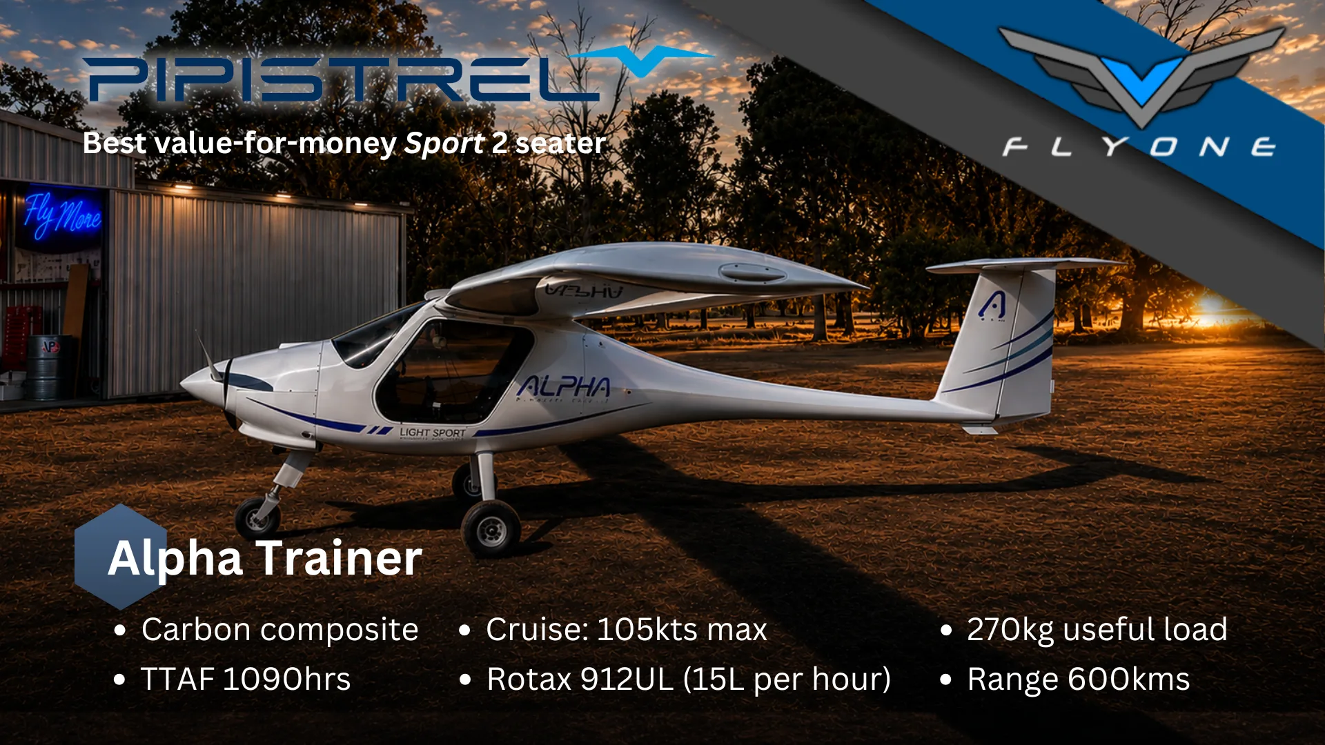 Marketing image of a 2019 Pipistrel Virus.