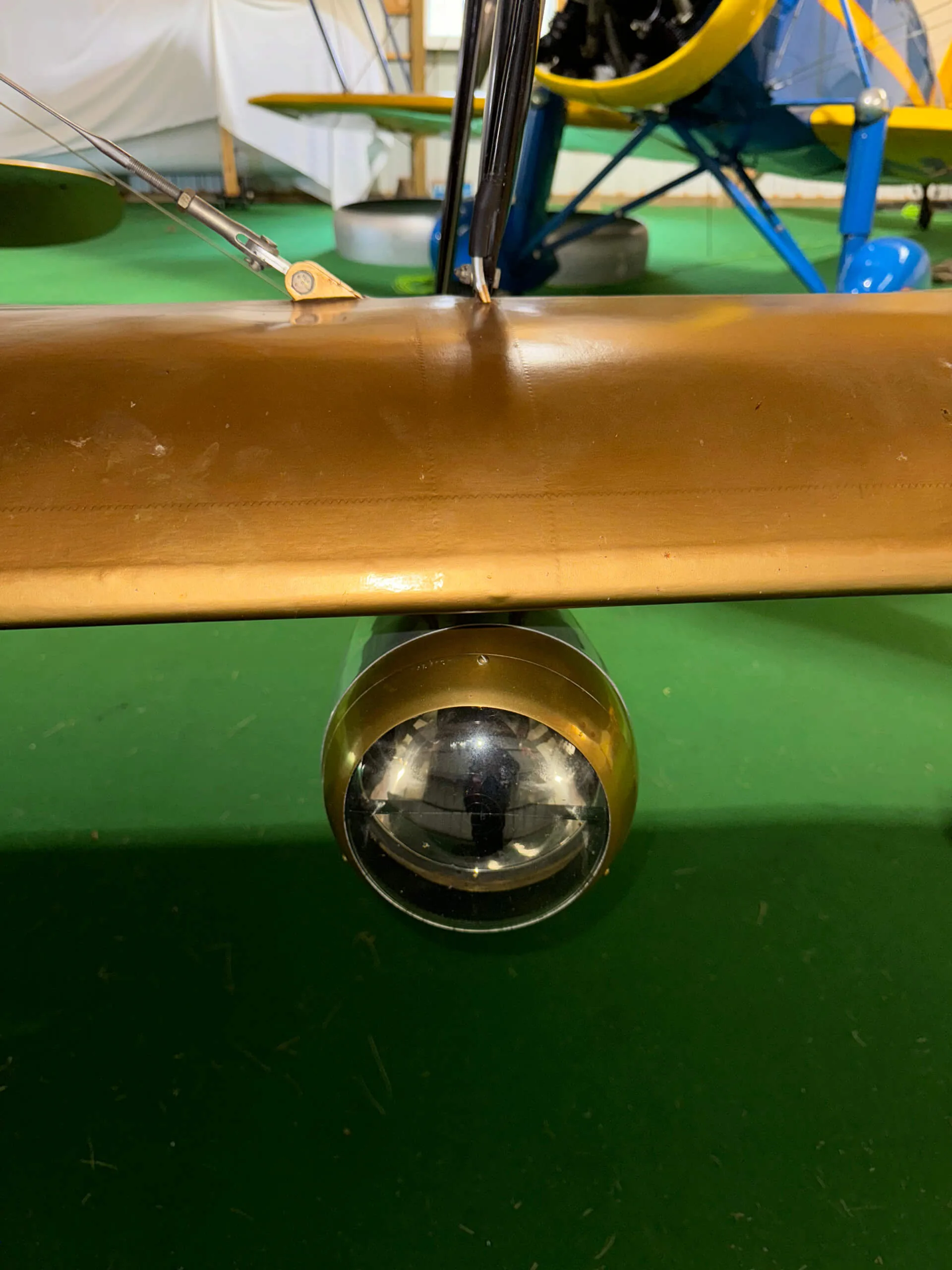 Engine detail of a 1927 Waco ASO.