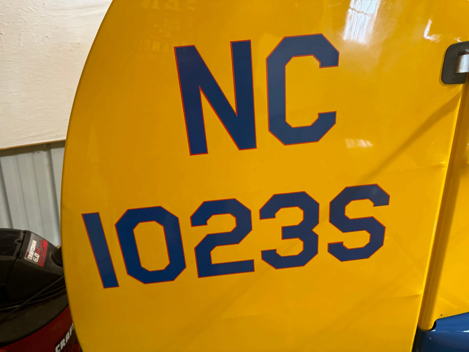 Engine detail of a 1929 Waco ATO.