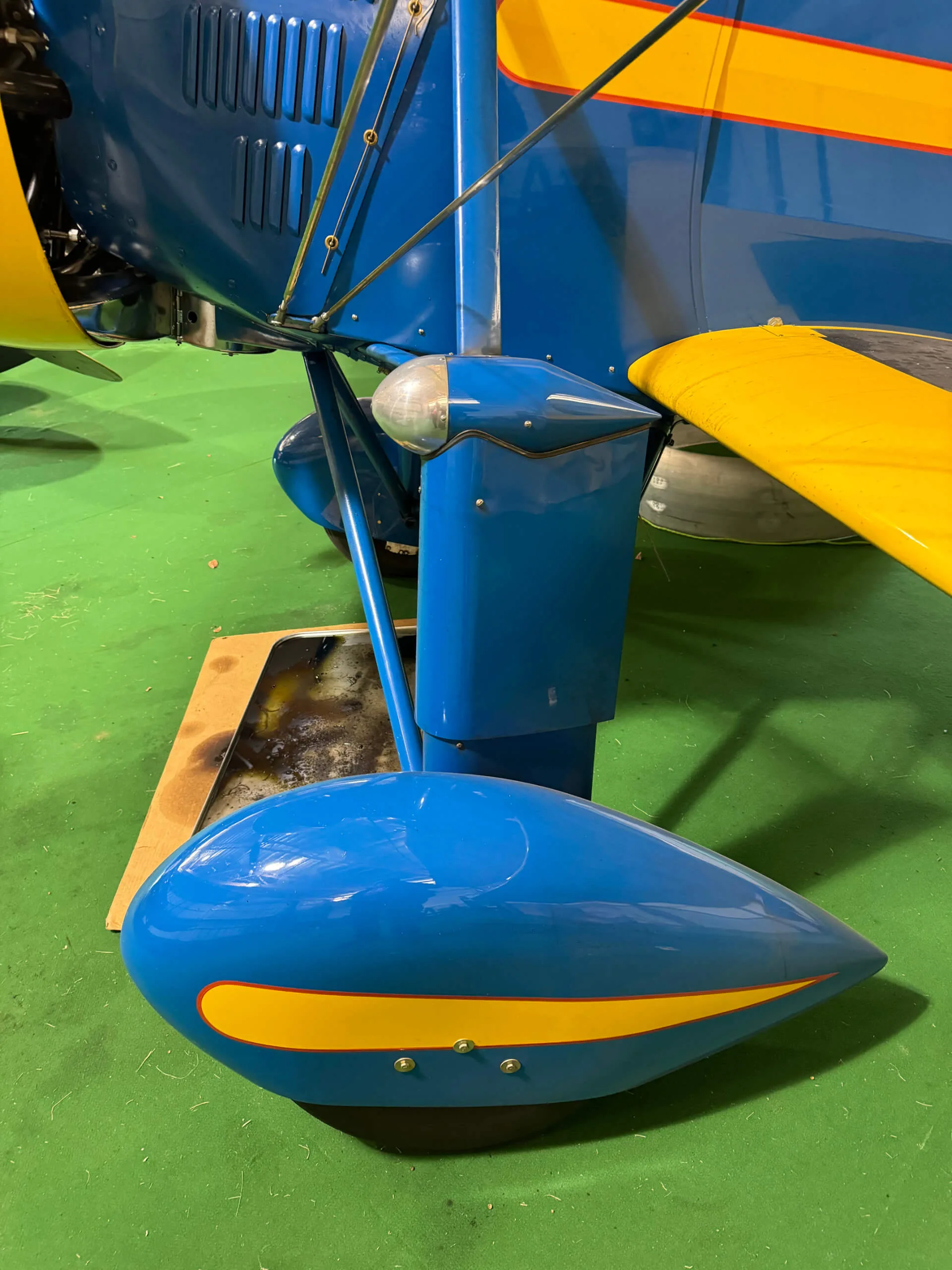 Engine detail of a 1929 Waco ATO.