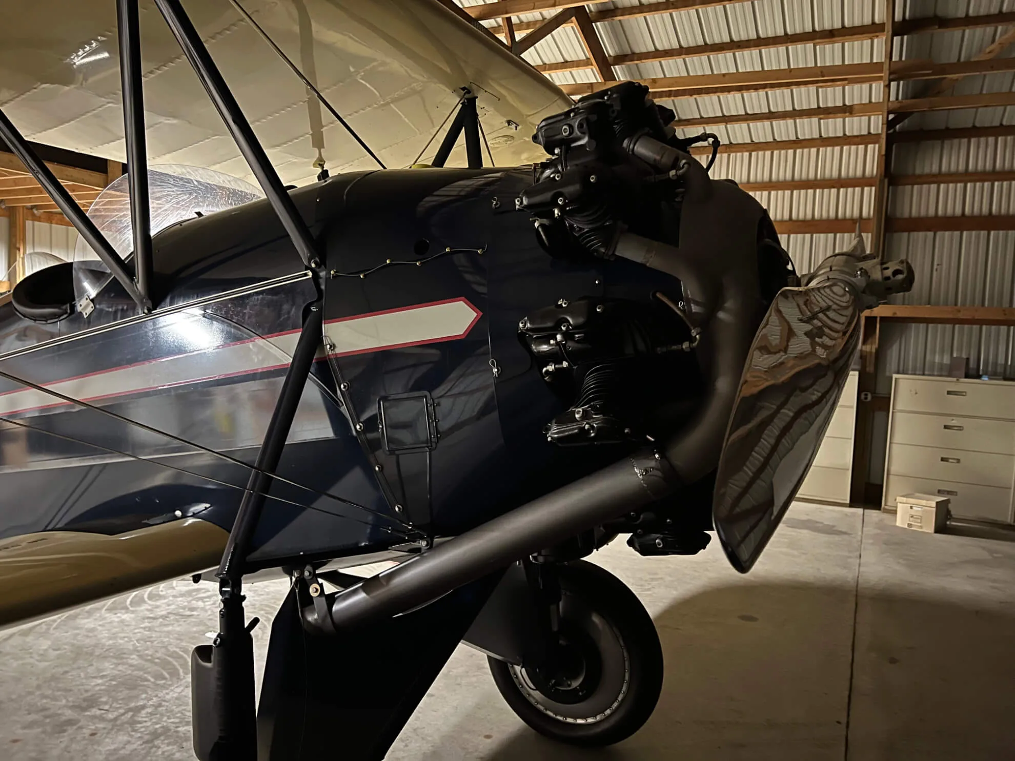 Exterior view of a 1929 Waco CTO Taperwing.
