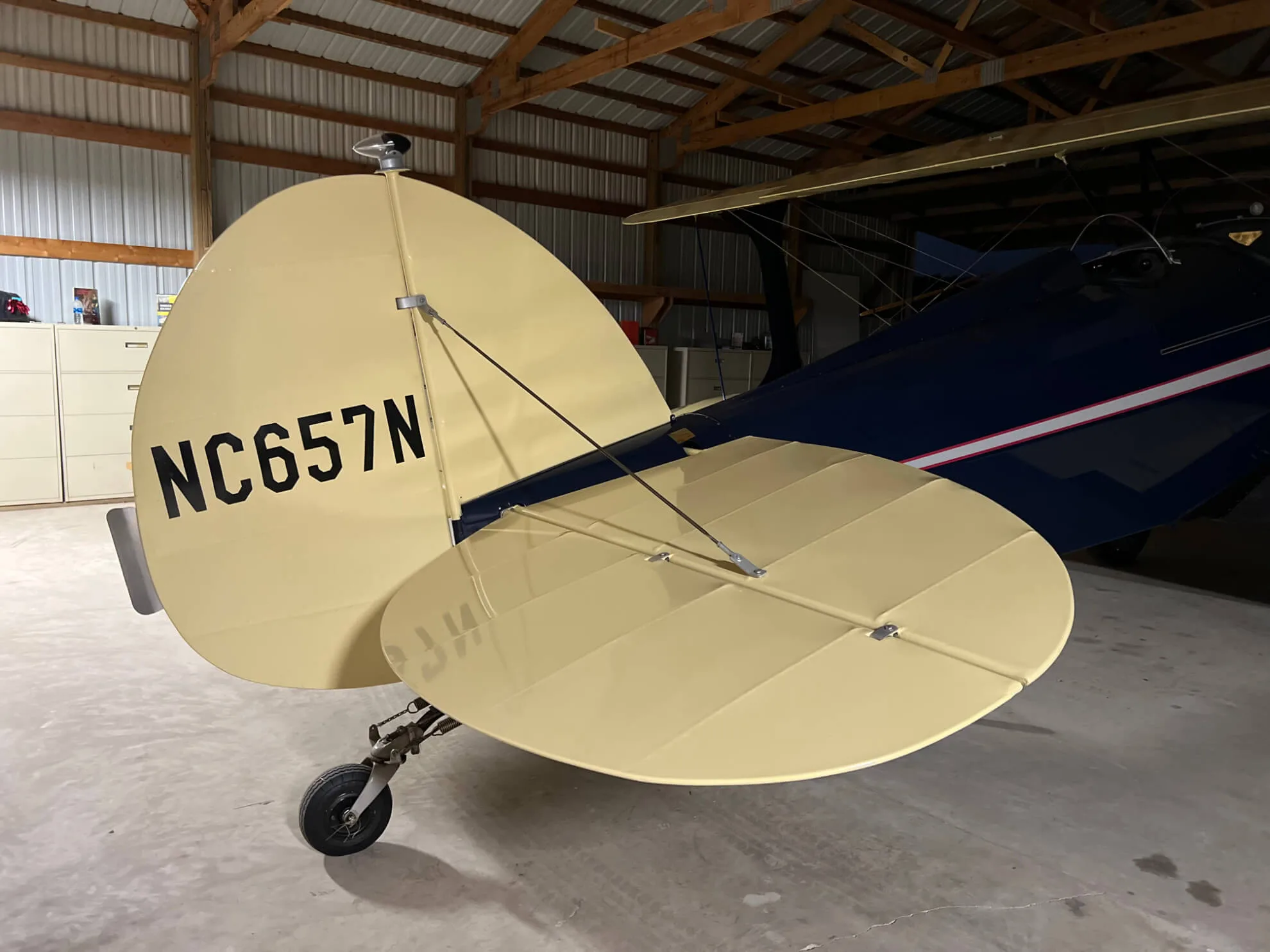 Exterior view of a 1929 Waco CTO Taperwing.