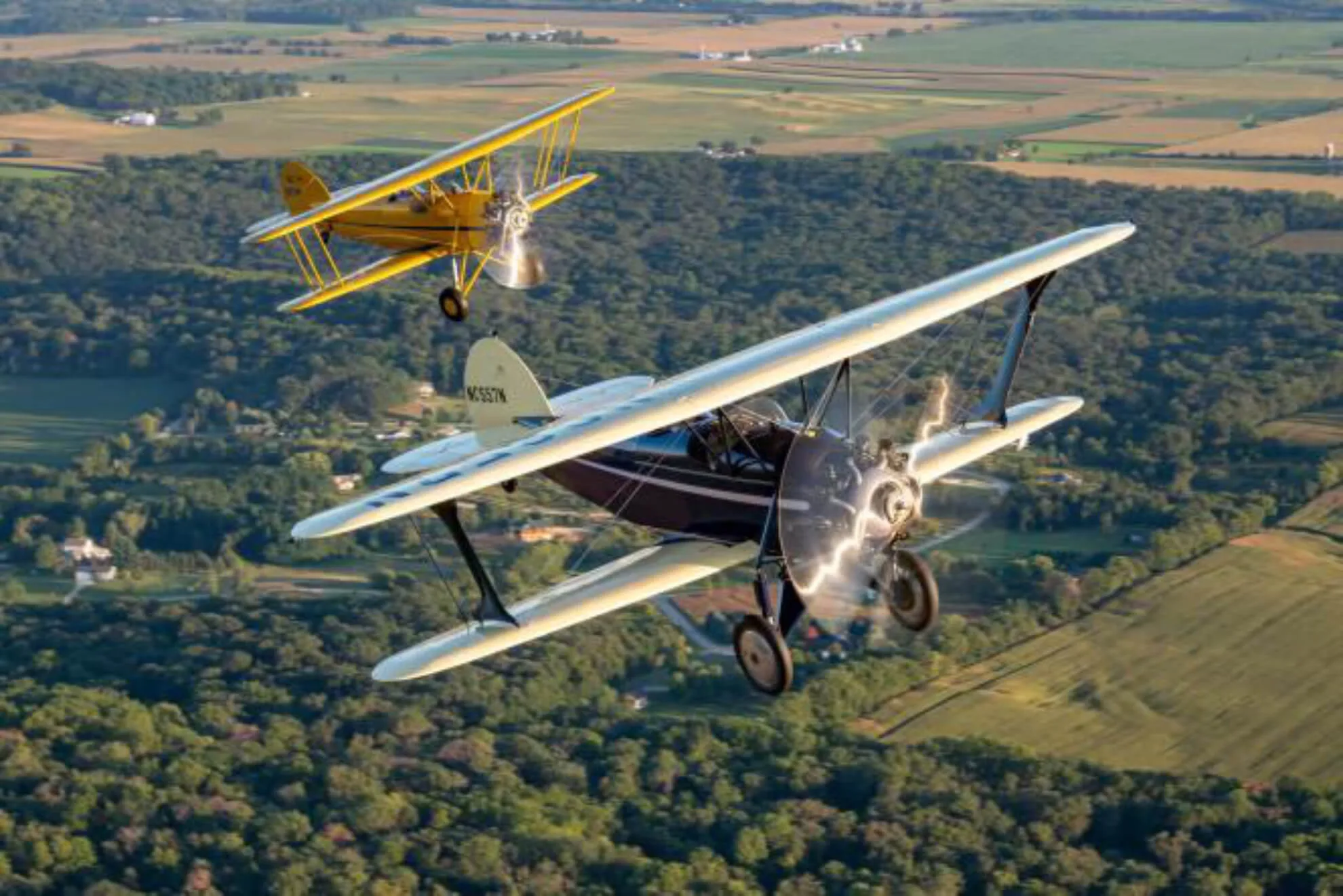 Exterior view of a 1929 Waco CTO Taperwing.