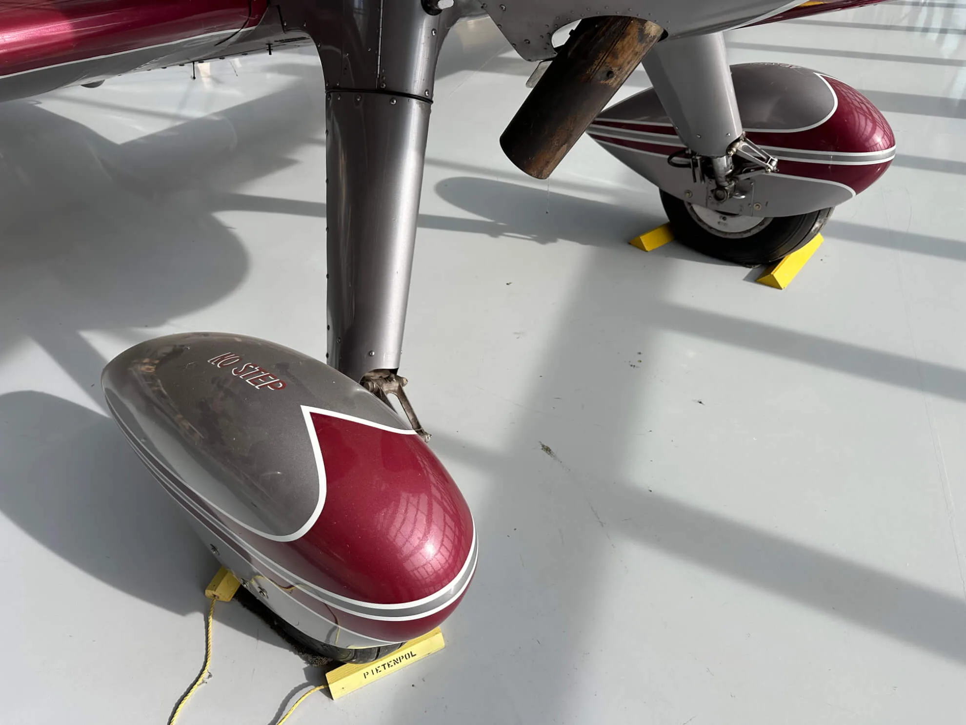 Engine detail of a 1943 Boeing E-75 Stearman.