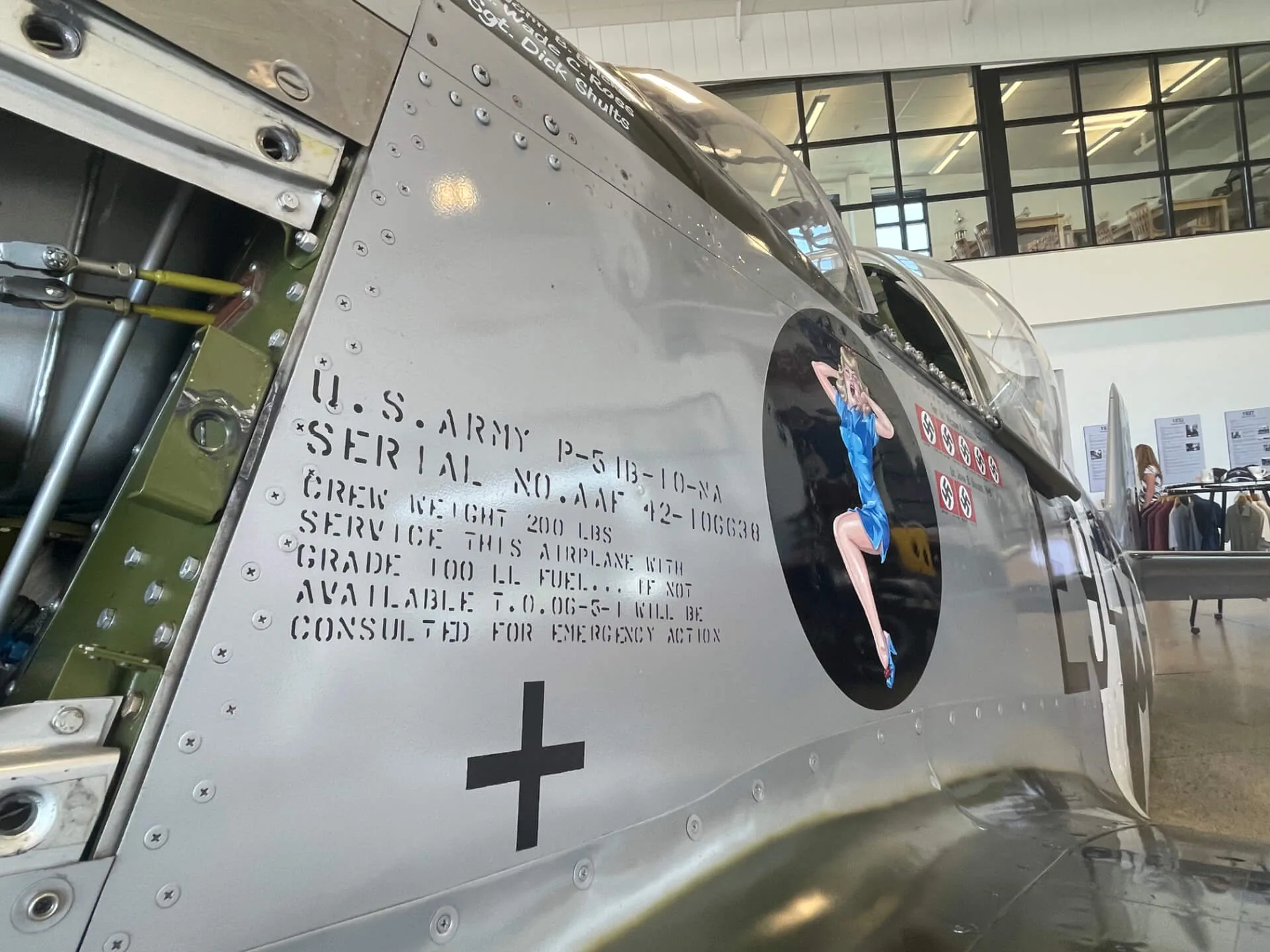 1943 North American P-51B Mustang “Impatient Virgin”