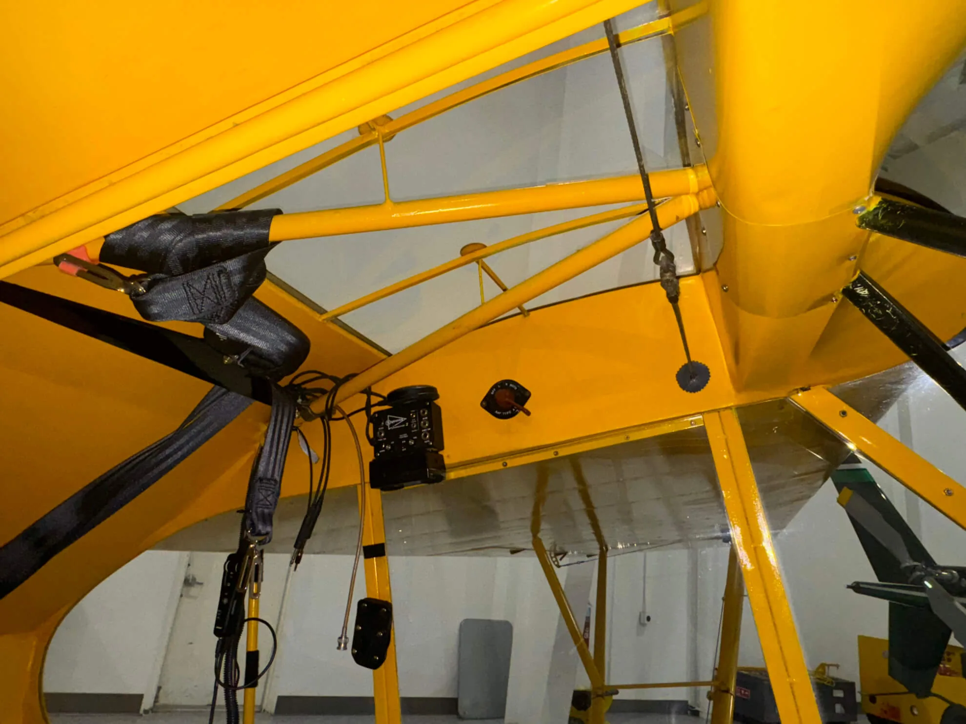Exterior view of a 1946 Piper J-3C-65 Cub.