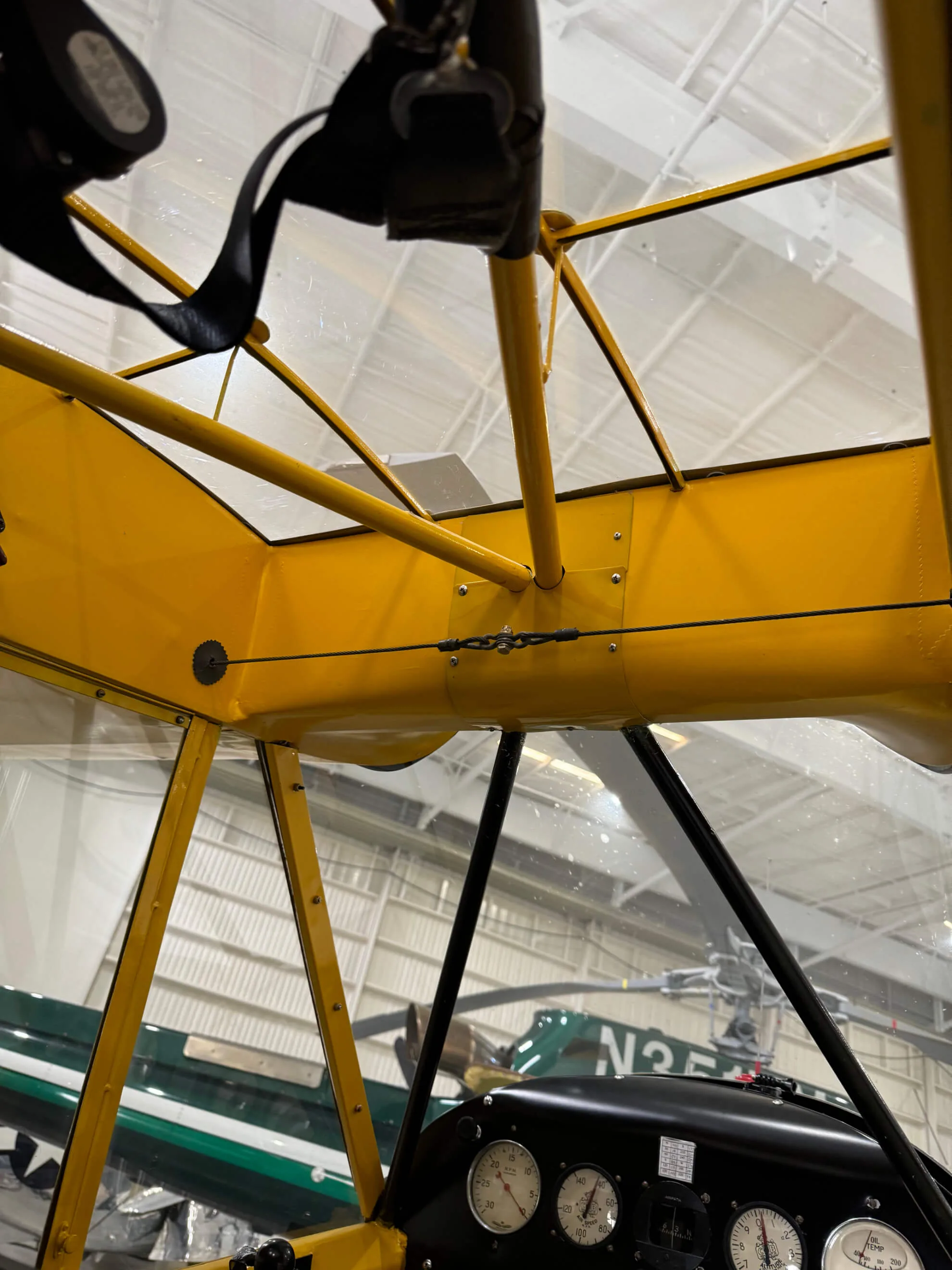 Exterior view of a 1946 Piper J-3C-65 Cub.