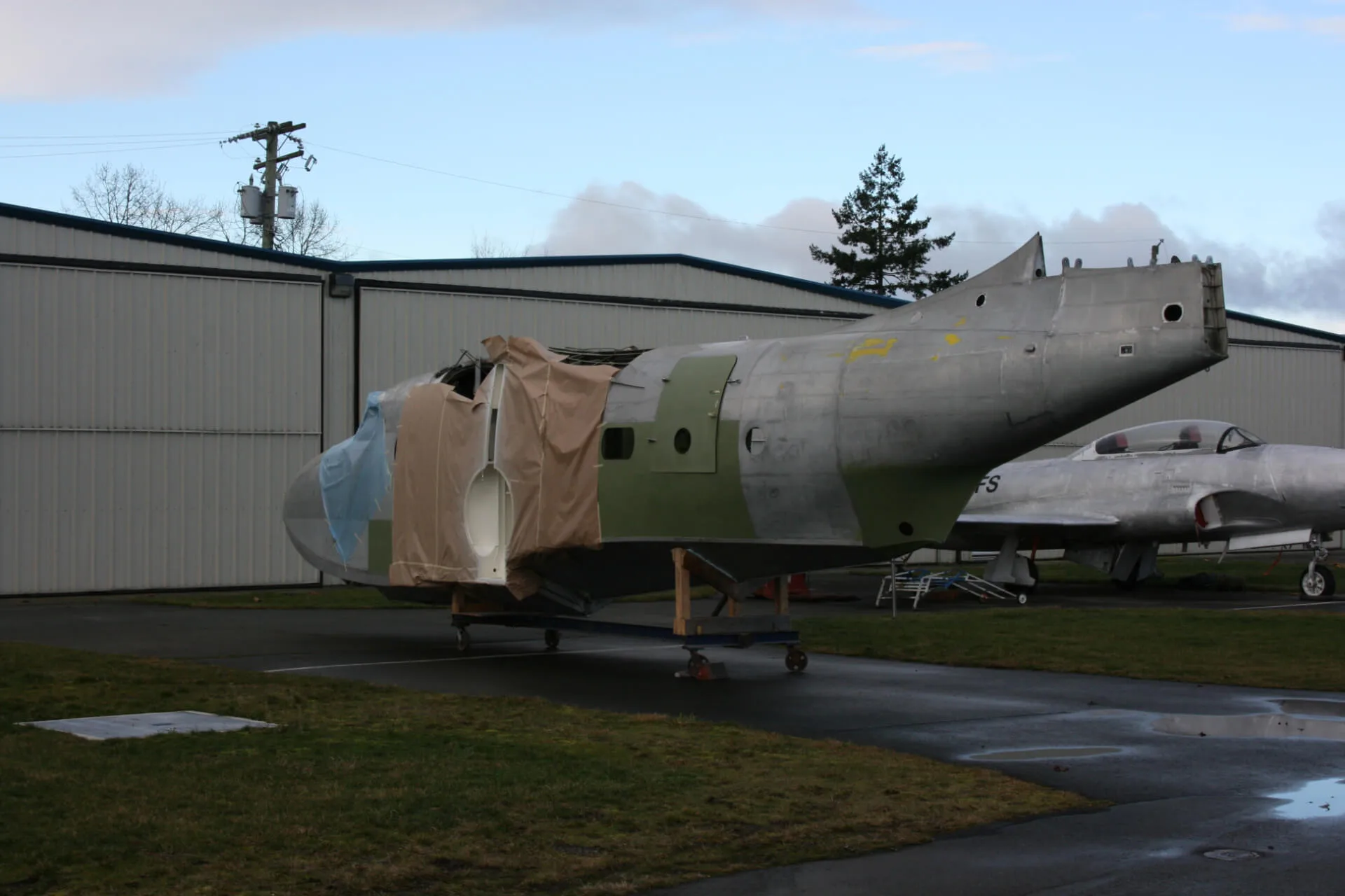 Exterior view of a 1950 Grumman G-73 Mallard.