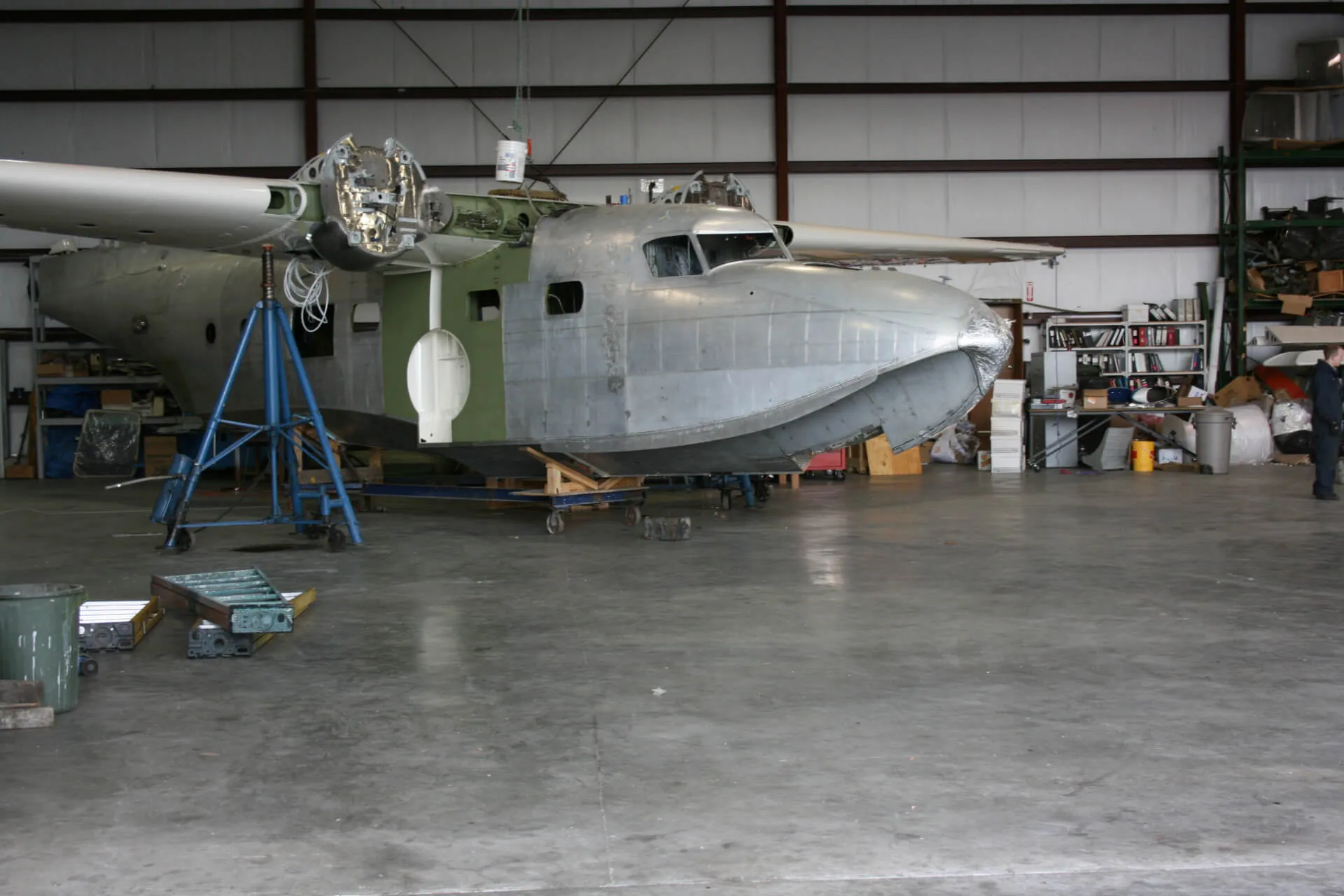 Exterior view of a 1950 Grumman G-73 Mallard.