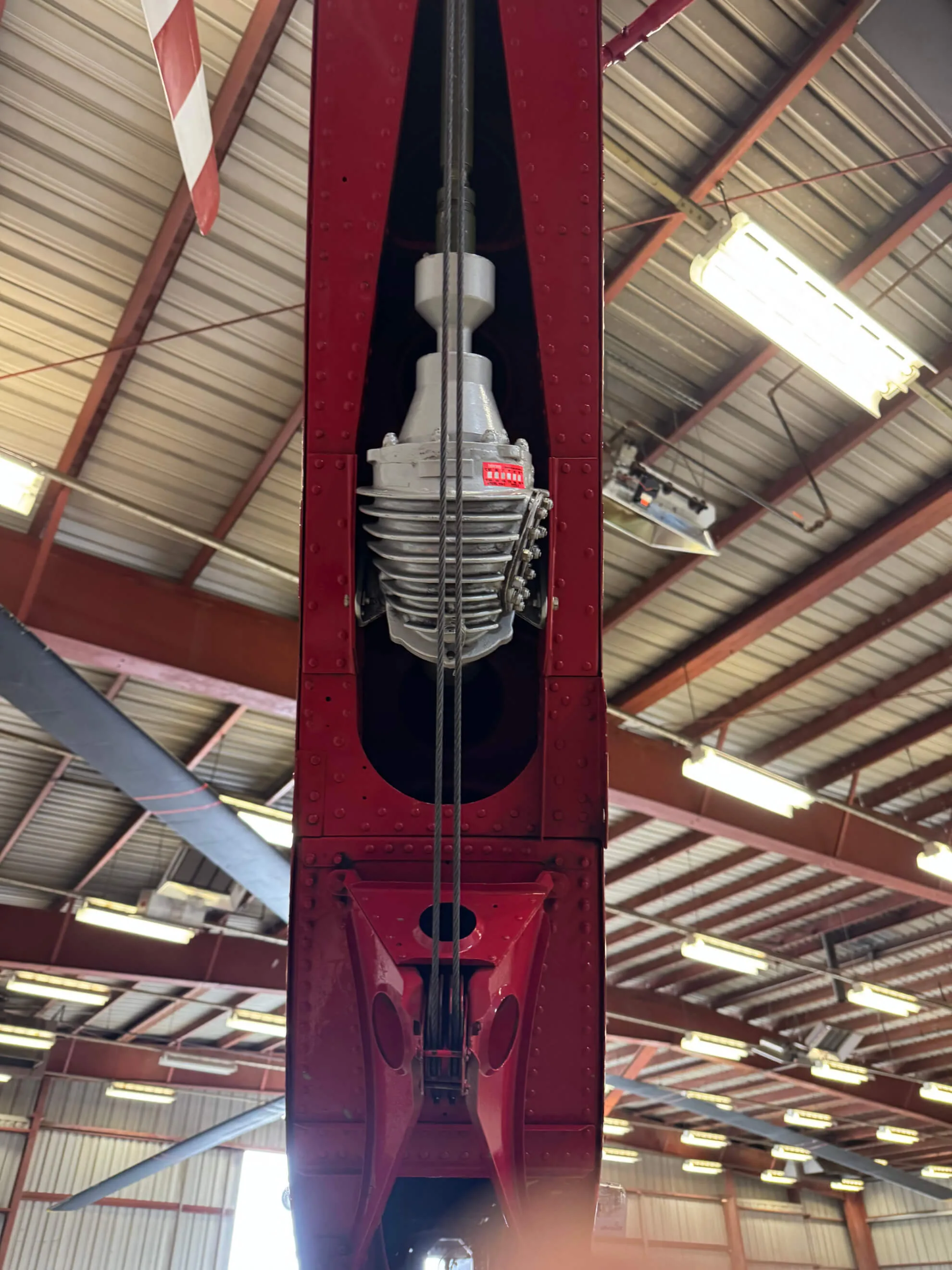 Engine detail of a 1965 Sikorsky.