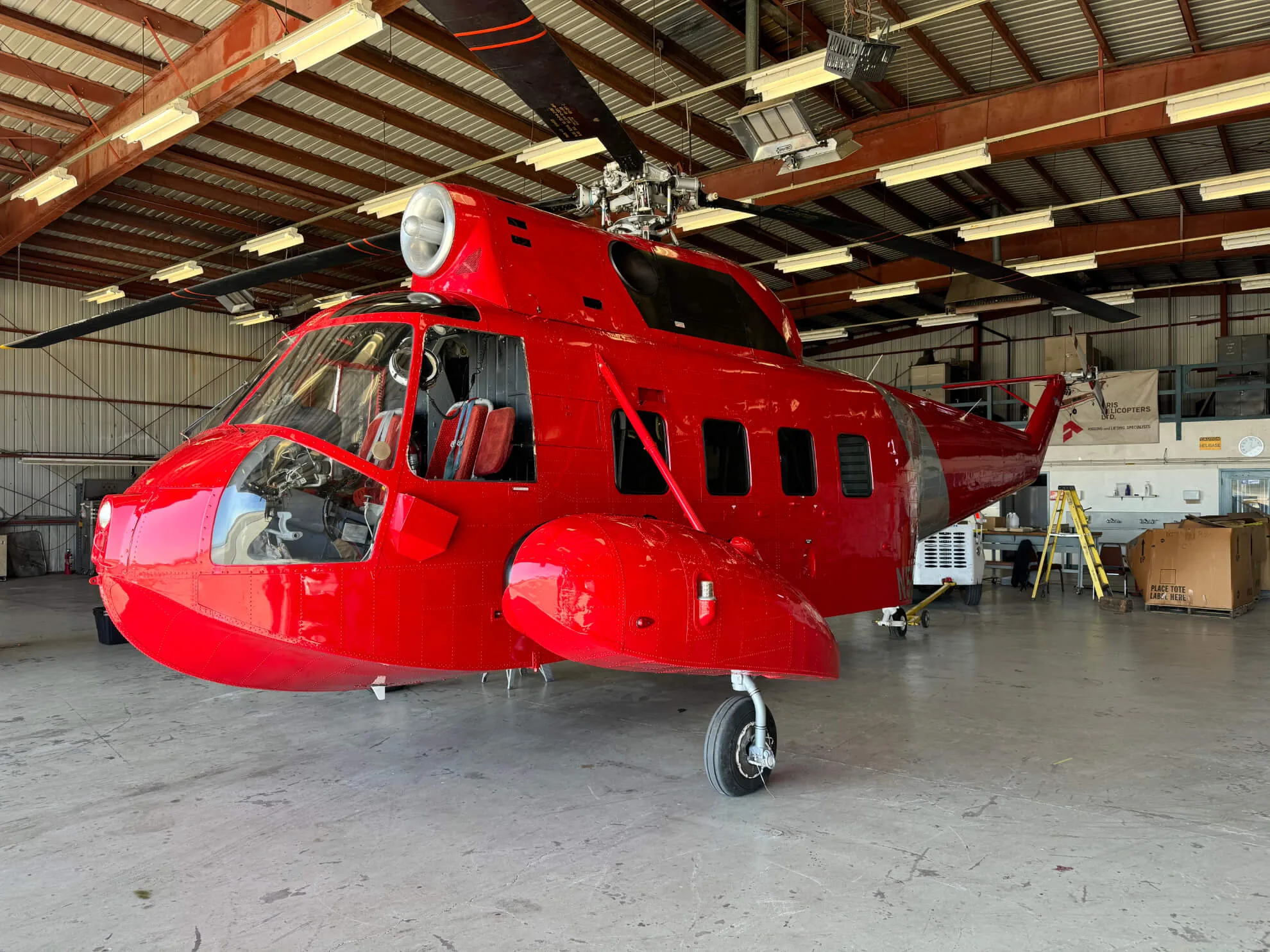 Exterior view of a 1965 Sikorsky, HH-52A.