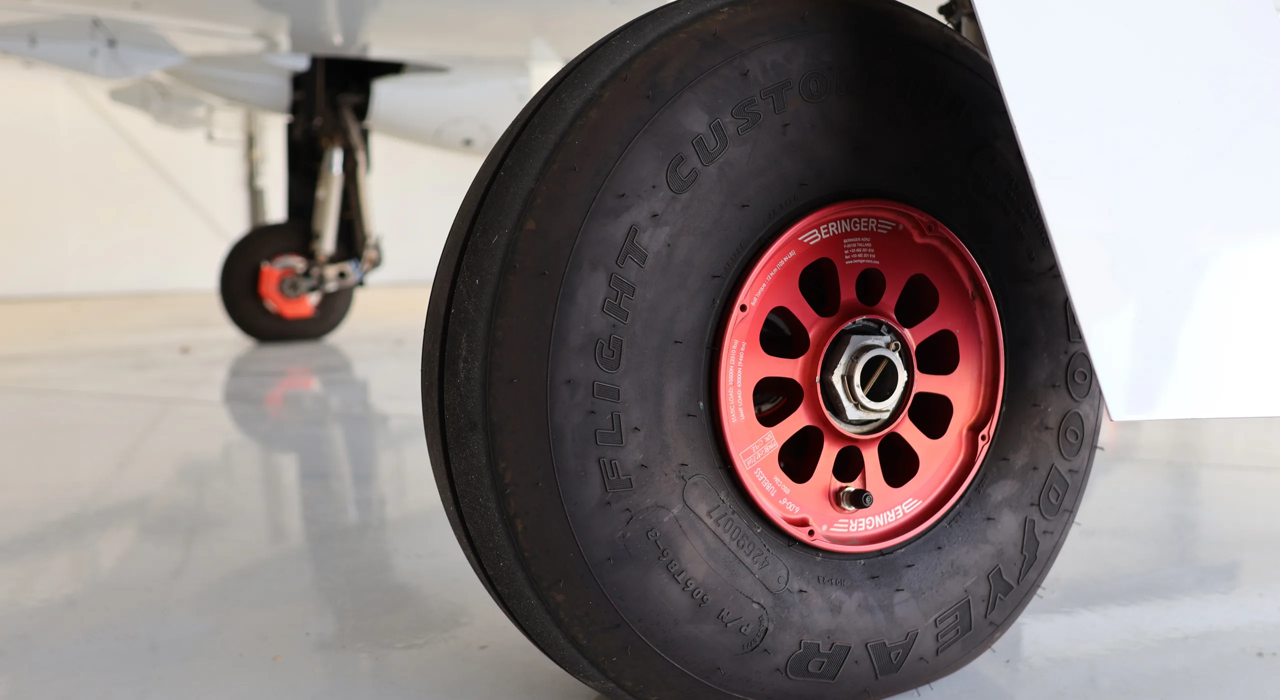 Engine detail of a 2021 Diamond DA62.
