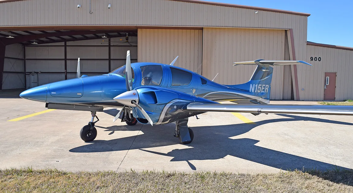 Cabin interior of a 2024 Diamond DA62.