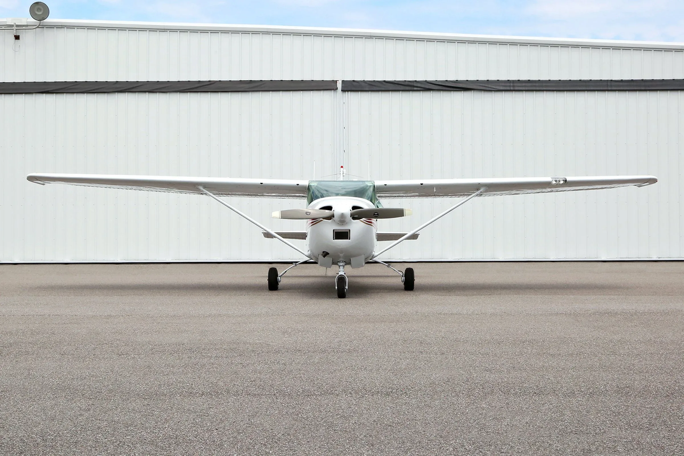 Exterior view of a 1969 Cessna 182 Skylane.