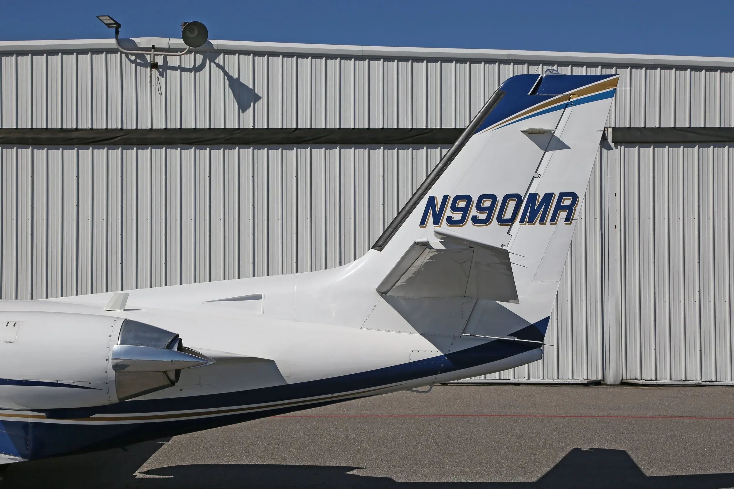 Exterior view of a 1983 Cessna CITATION II.