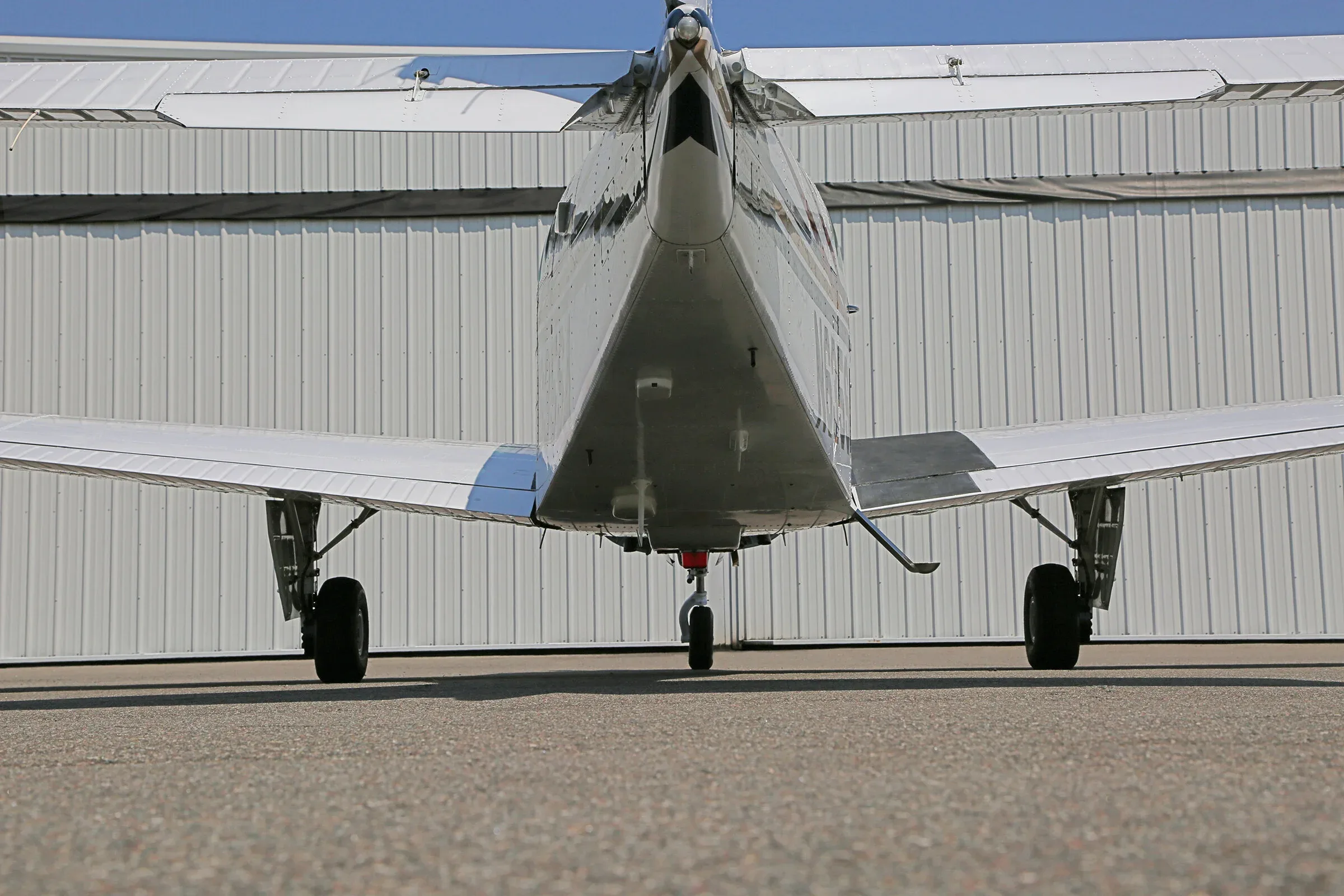 Exterior view of a 2000 Beechcraft Bonanza.