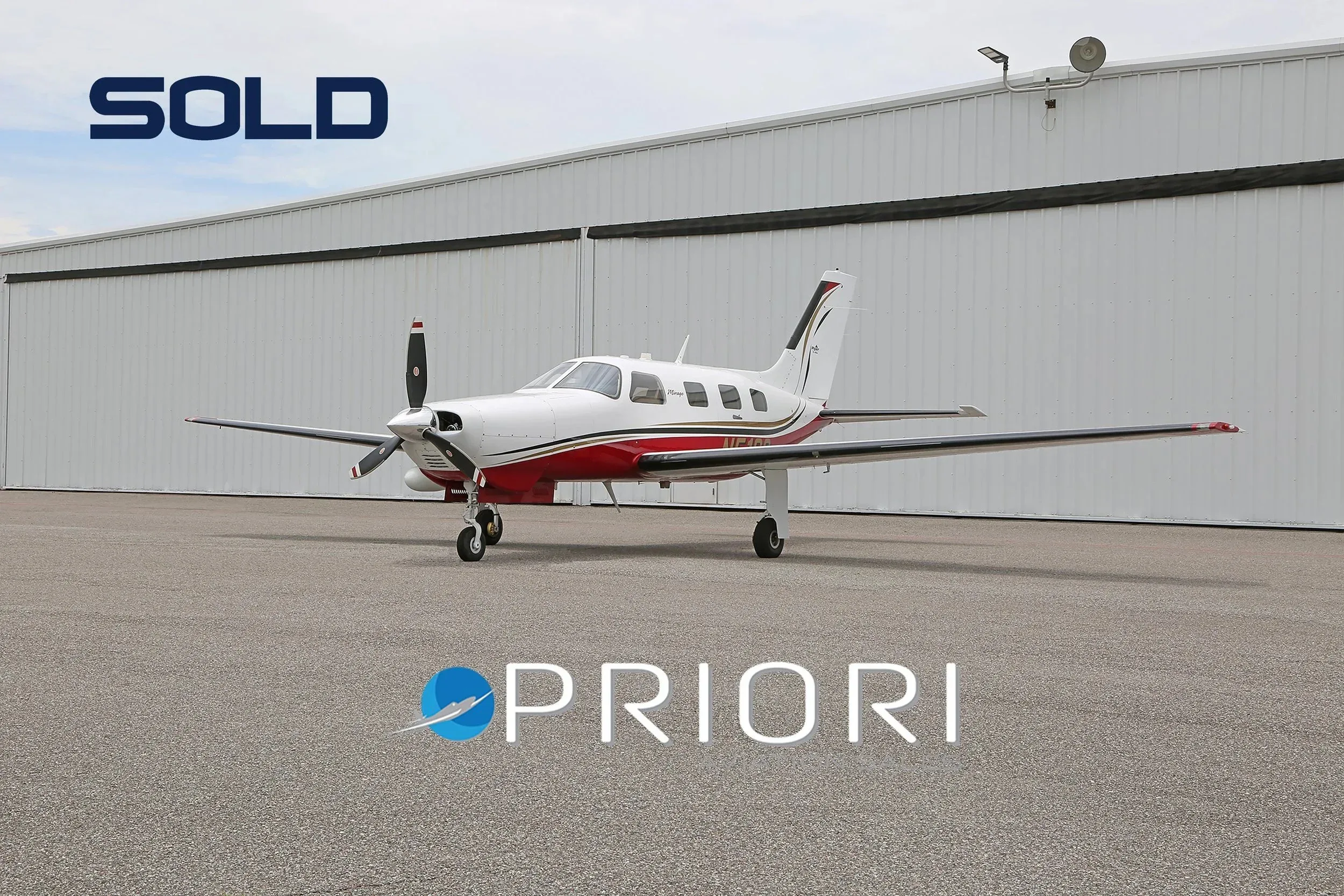 Exterior view of a 2008 Piper MIRAGE PA-46-350P.