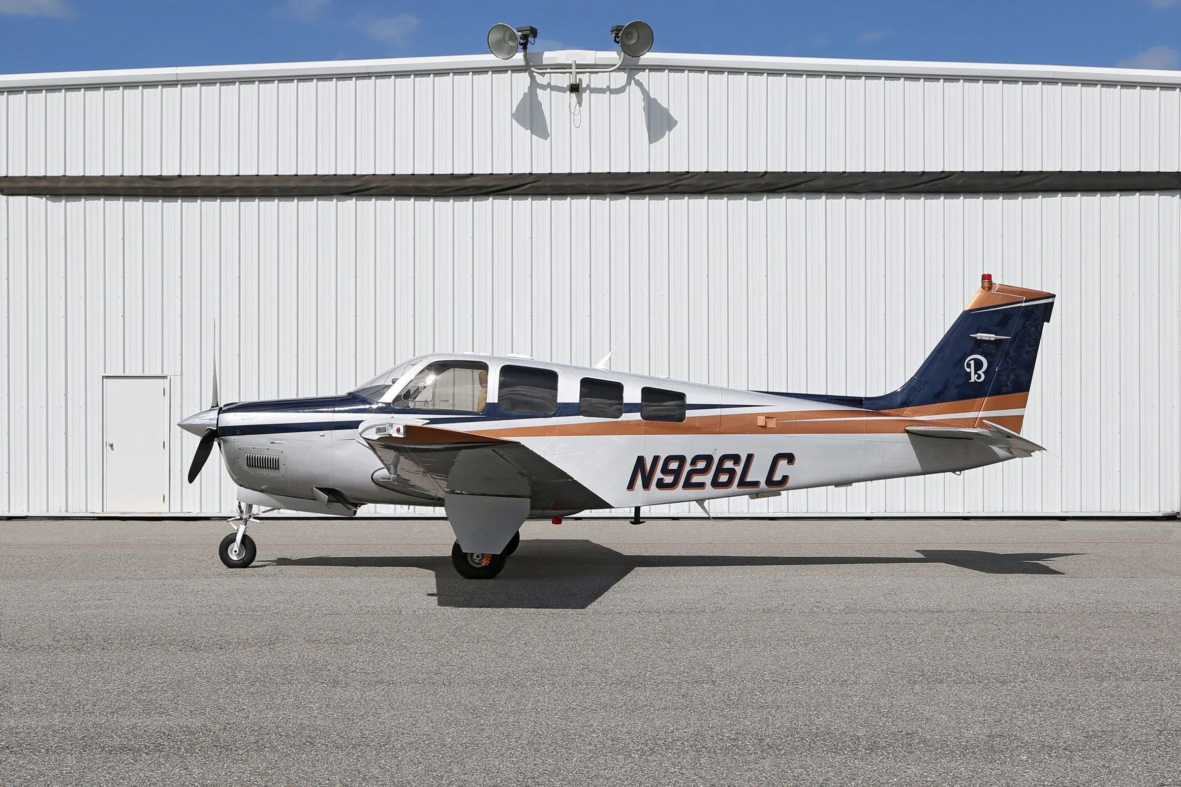 Exterior view of a 2009 Beechcraft G36 BONANZA.