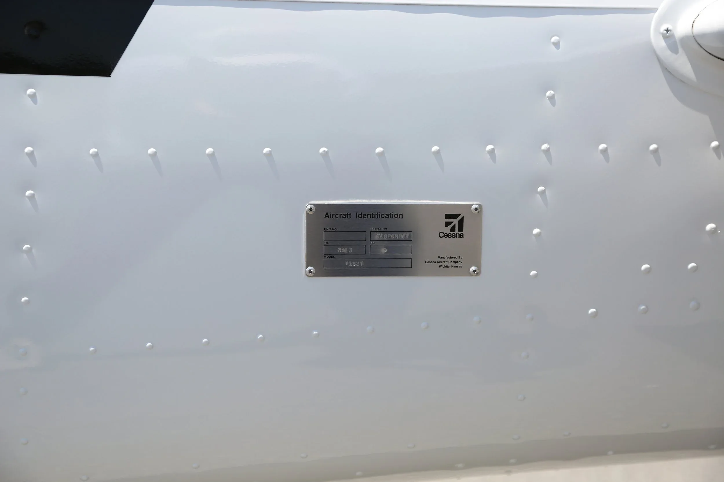Exterior view of a 2011 Cessna 182T Skylane Turbo.