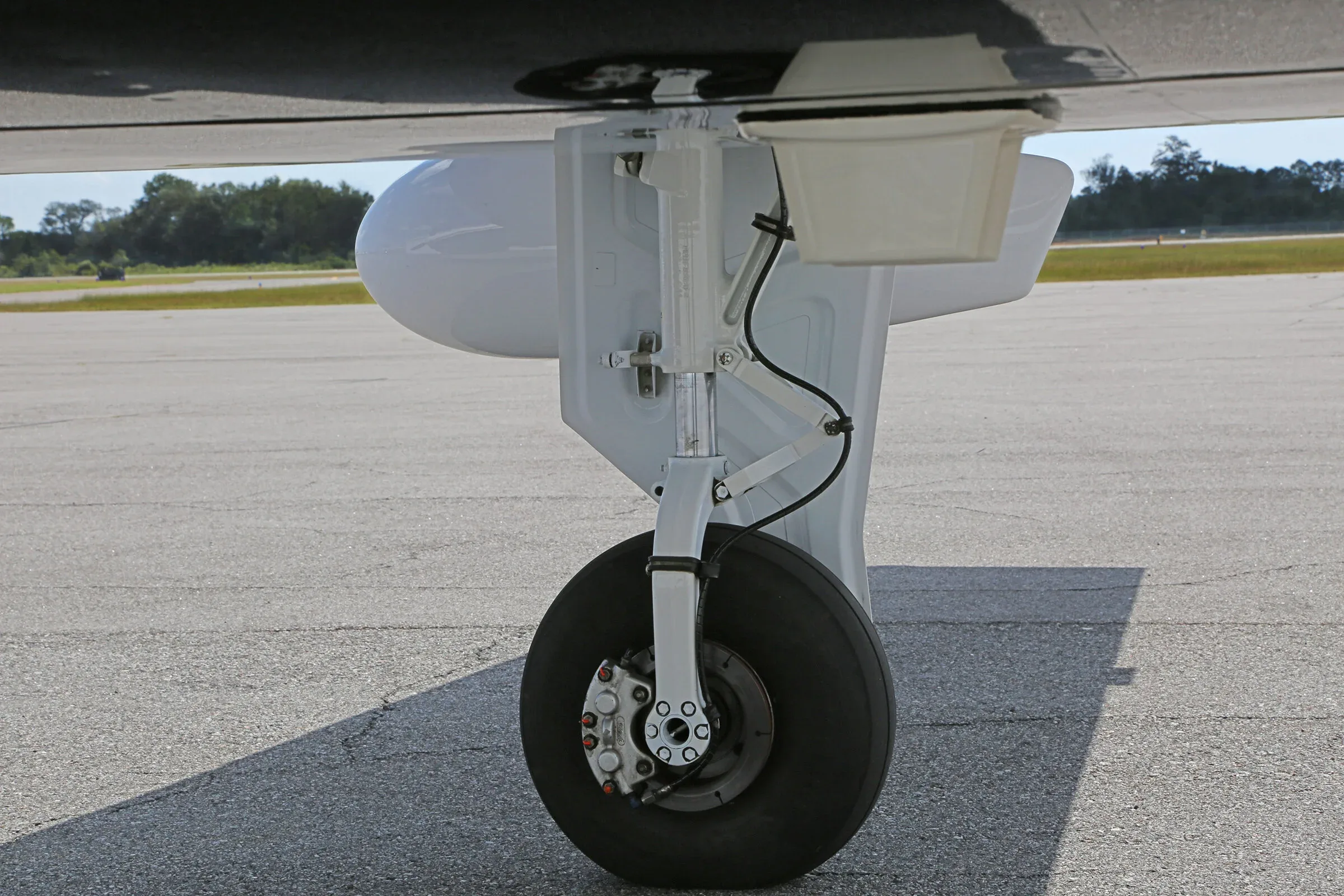 Engine detail of a 2014 Piper PA-46 350P MIRAGE.