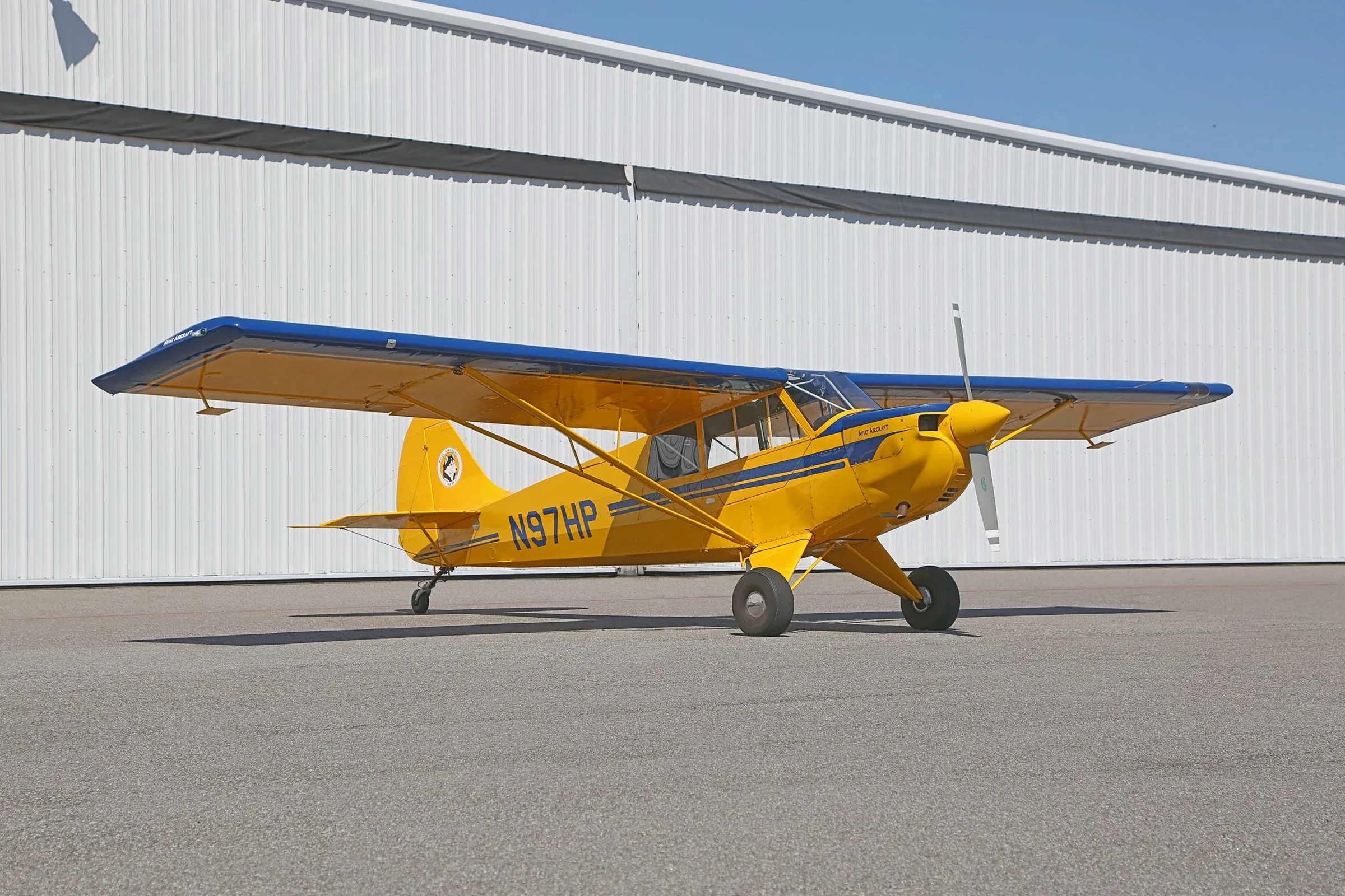 Exterior view of a 2002 Aviat Husky A-1B.