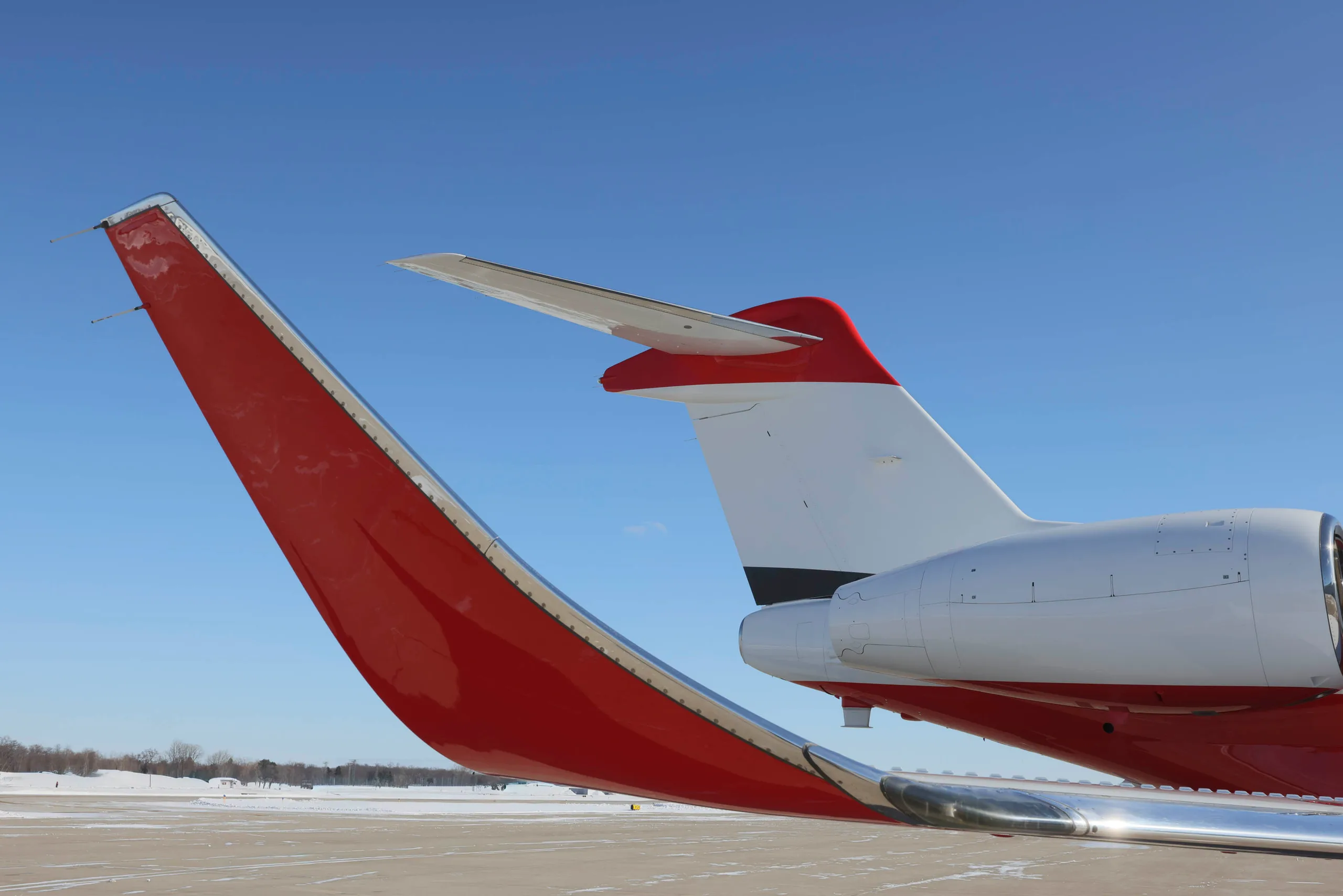 Engine detail of a 2012 Gulfstream G280.