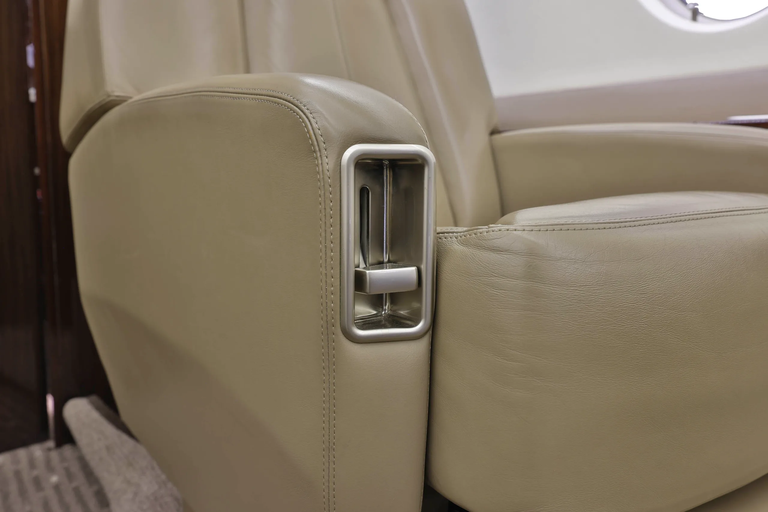 Cabin interior of a 2012 Gulfstream G280.