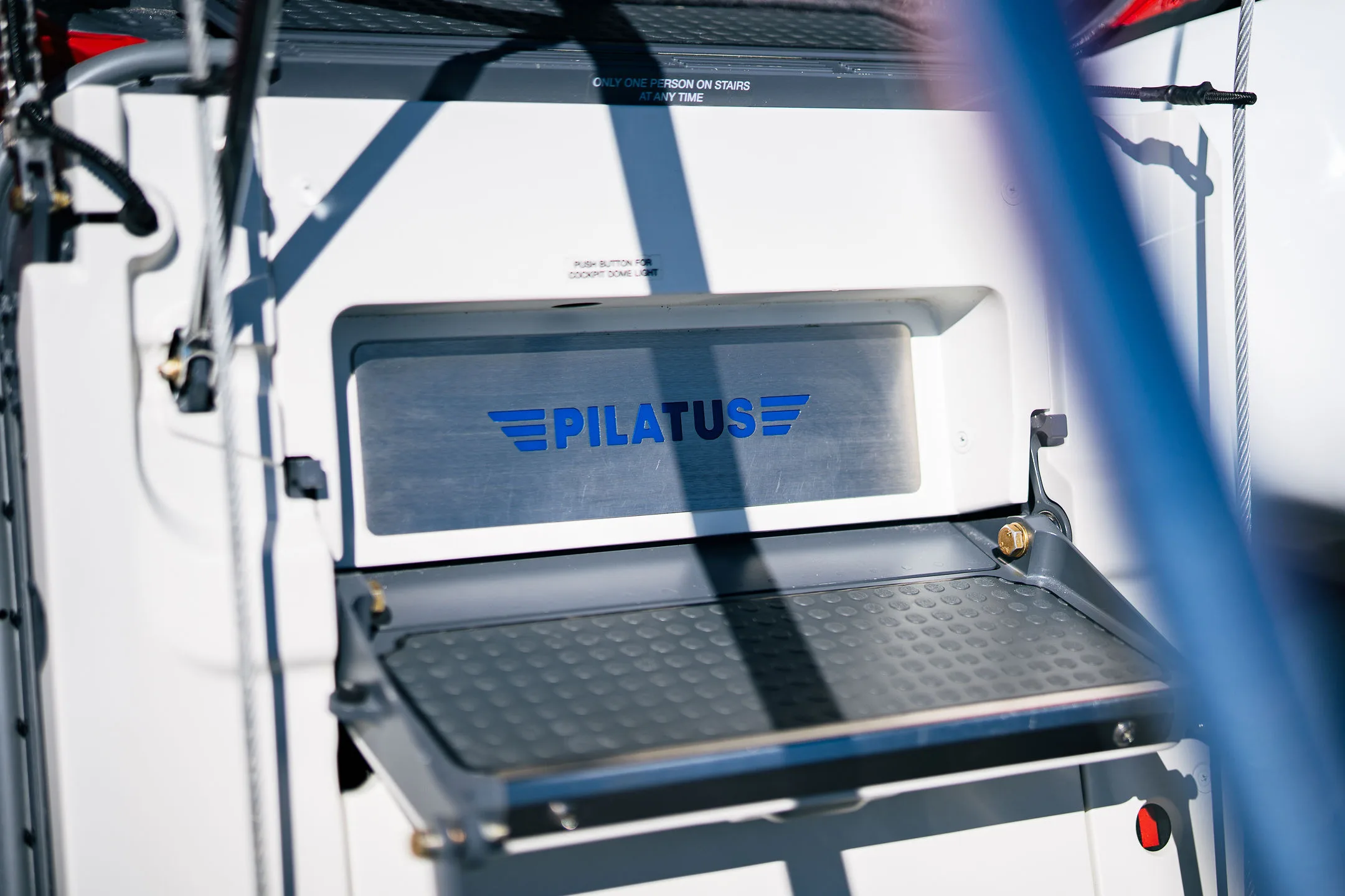 Engine detail of a 2024 Pilatus.