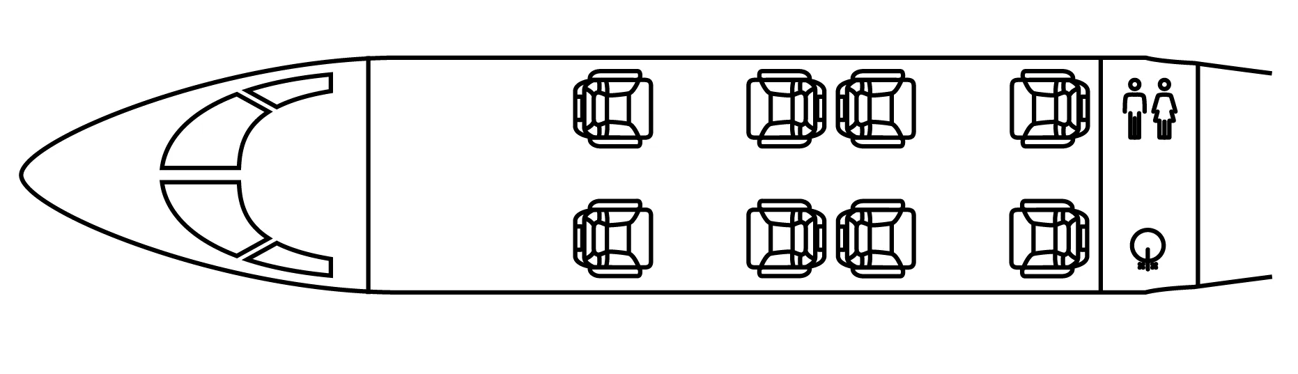 Specification or layout diagram for a Hawker 4000.