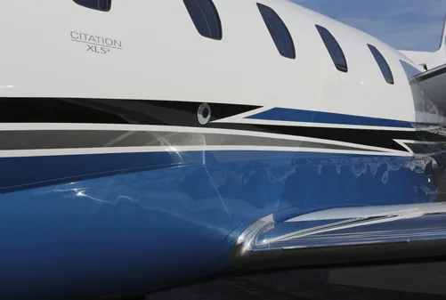 Marketing image of a 2016 Cessna citation xls.