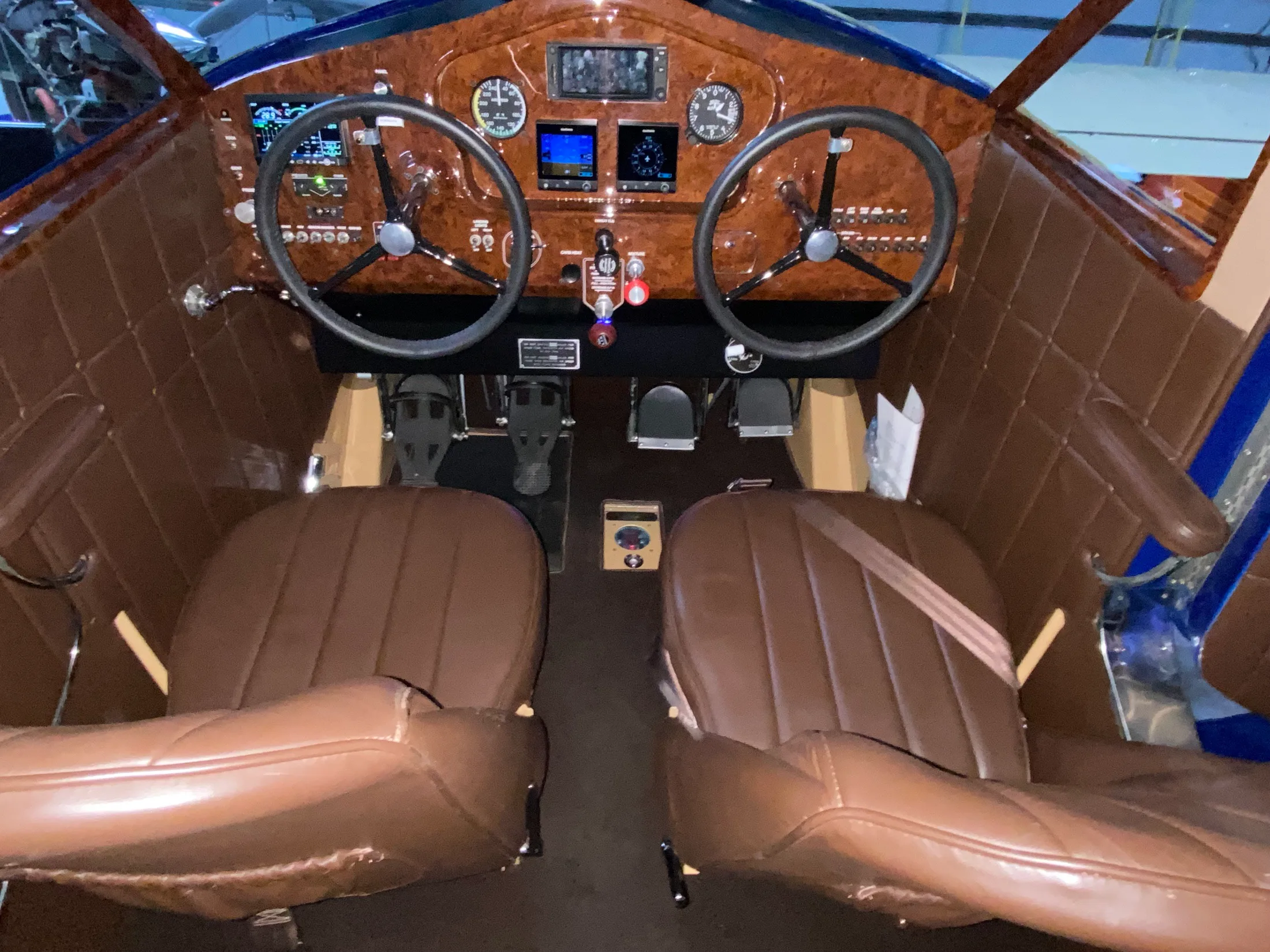 Cabin interior of a Stinson.