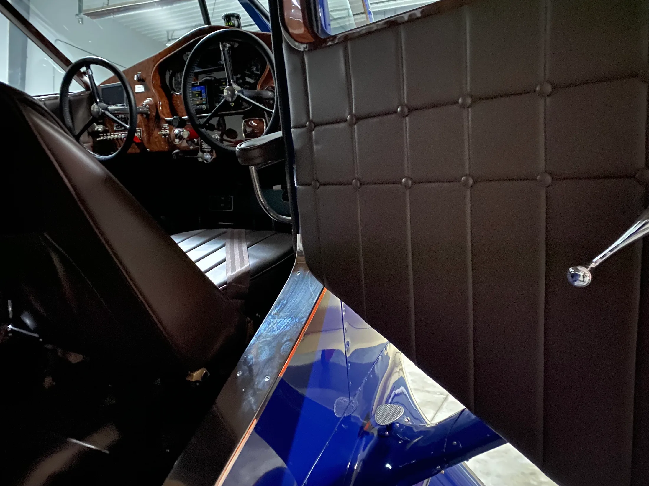 Cabin interior of a Stinson.
