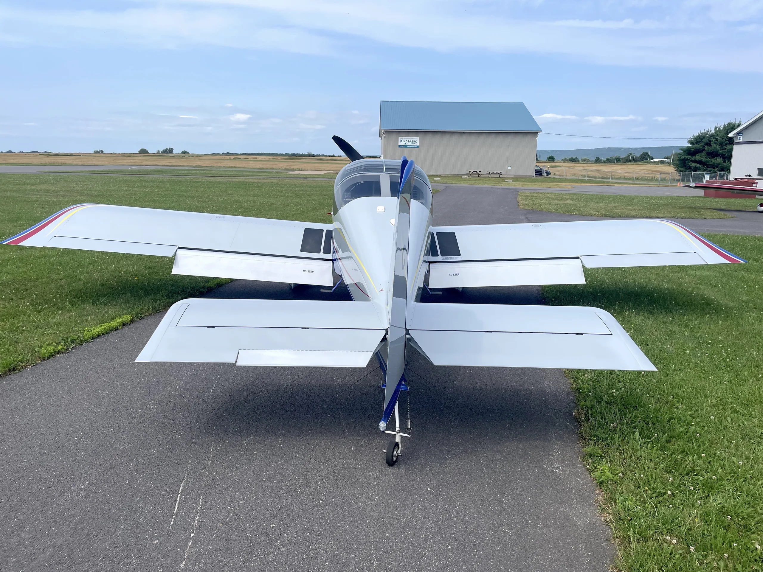 Exterior view of a 2021 Van's RV14.