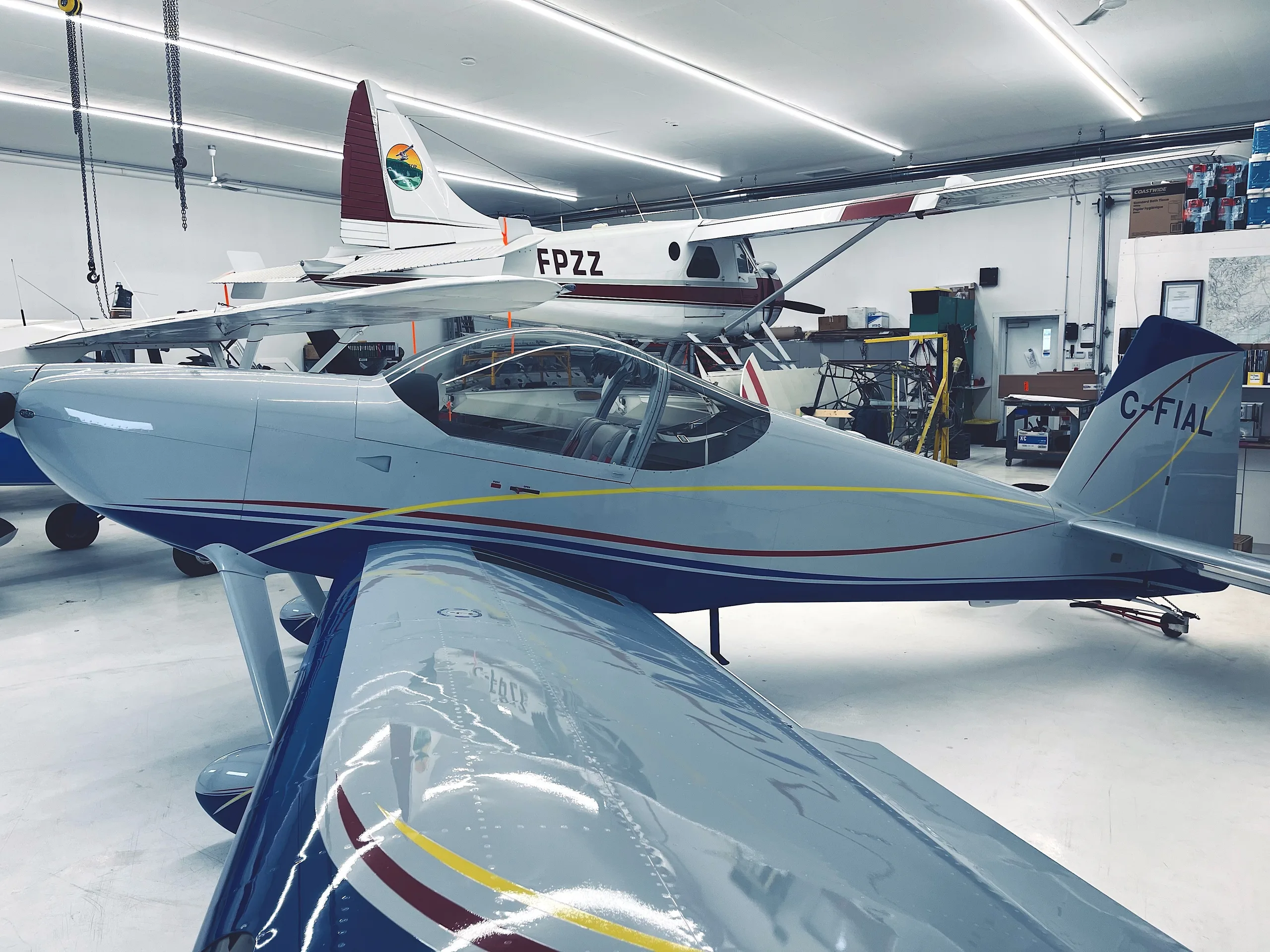 Exterior view of a 2021 Van's RV14.