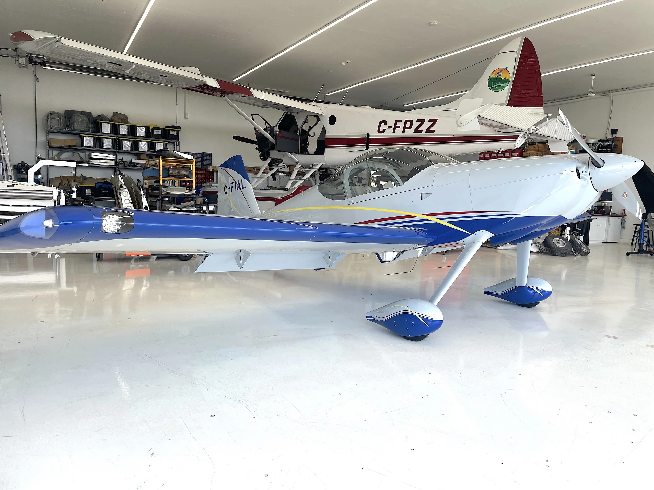 Exterior view of a 2021 Van's RV14.