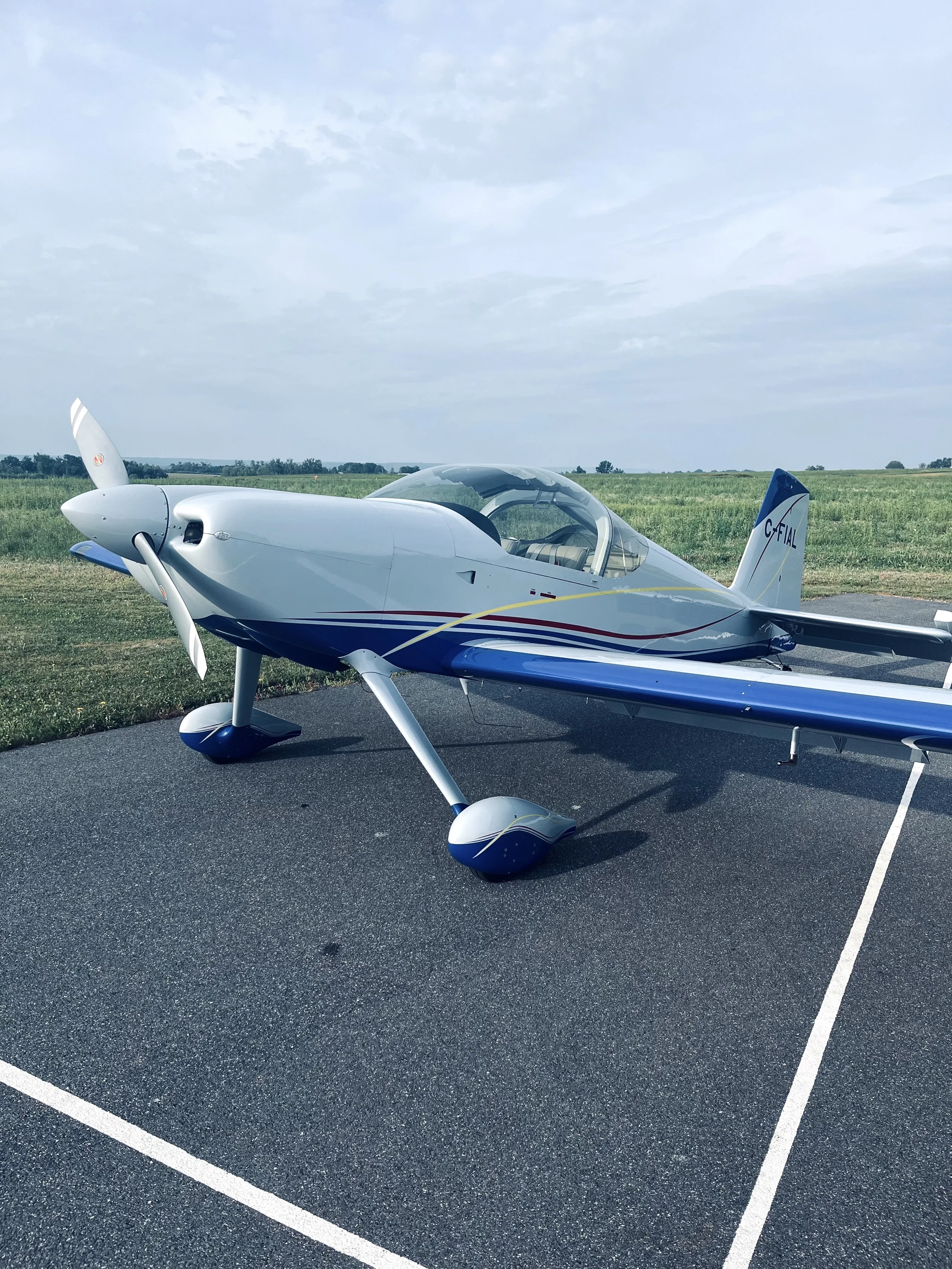 Exterior view of a 2021 Van's RV14.