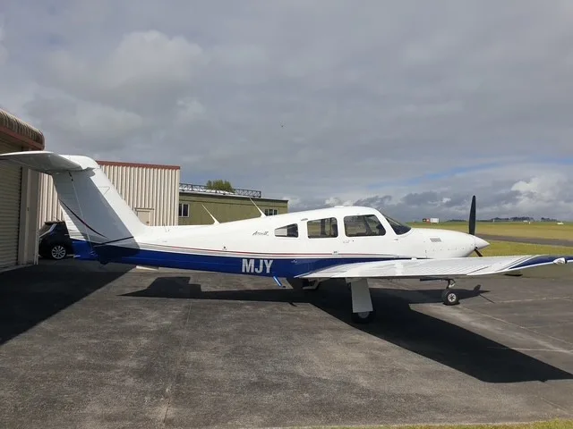 Exterior view of a 1979 Piper Arrow IV.