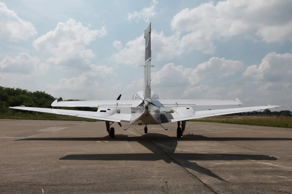 Exterior view of a 1980 Beechcraft 58P Baron 1980.