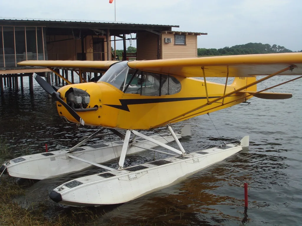 Exterior view of a Piper, L-4CUB.