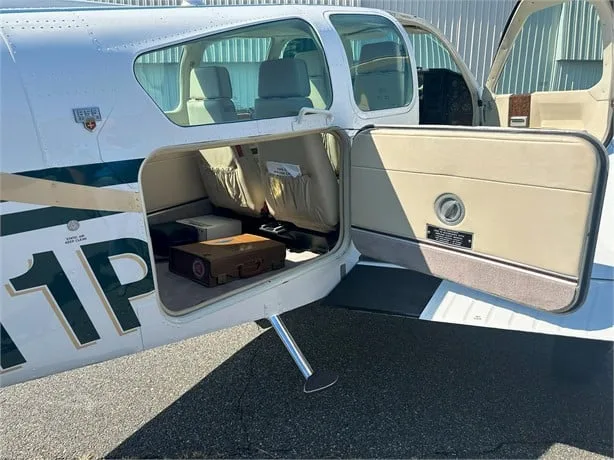Cabin interior of a 1978 Beechcraft b55 baron.
