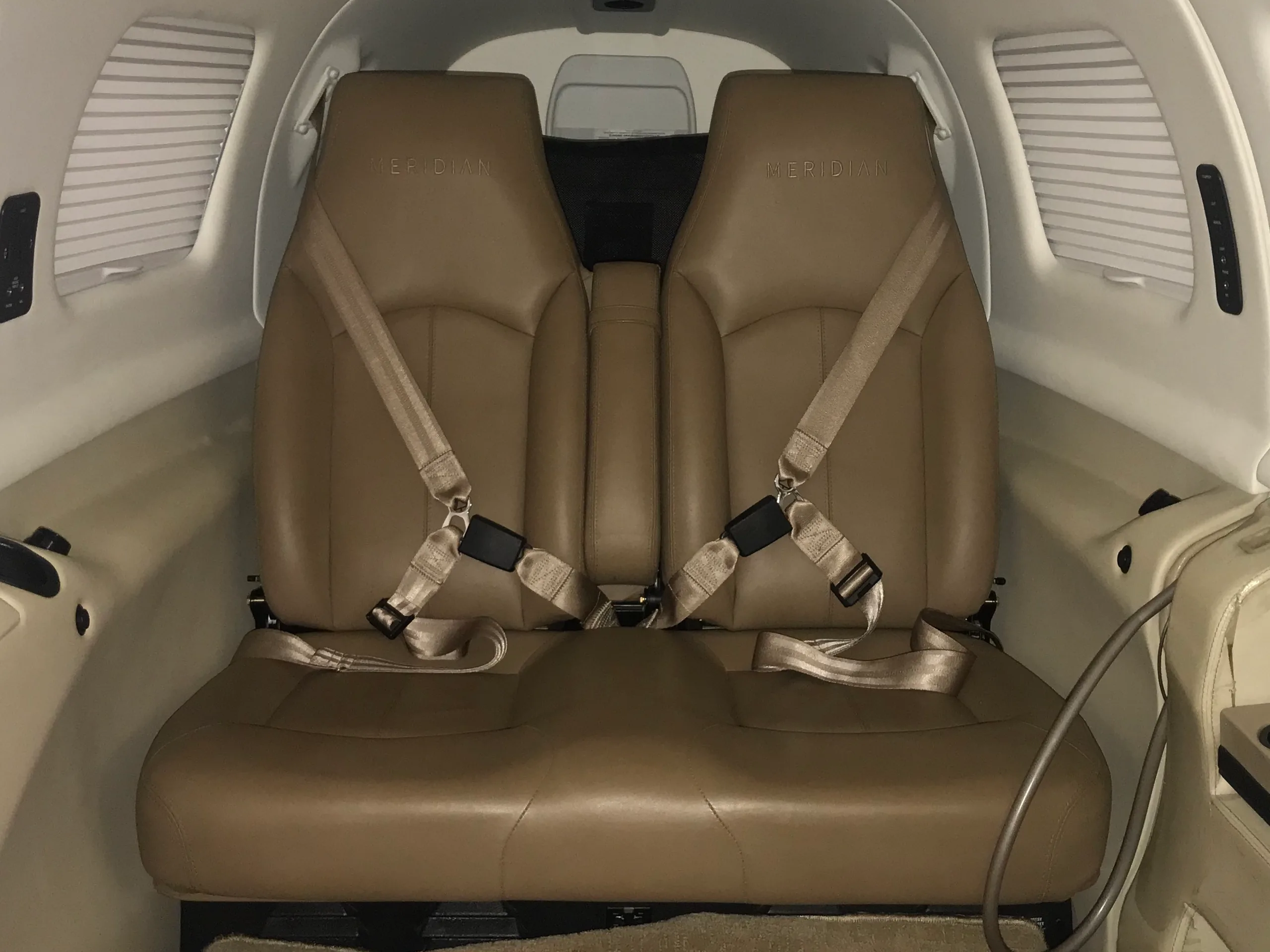 Cabin interior of a Piper meridian pa46 500tp 2.