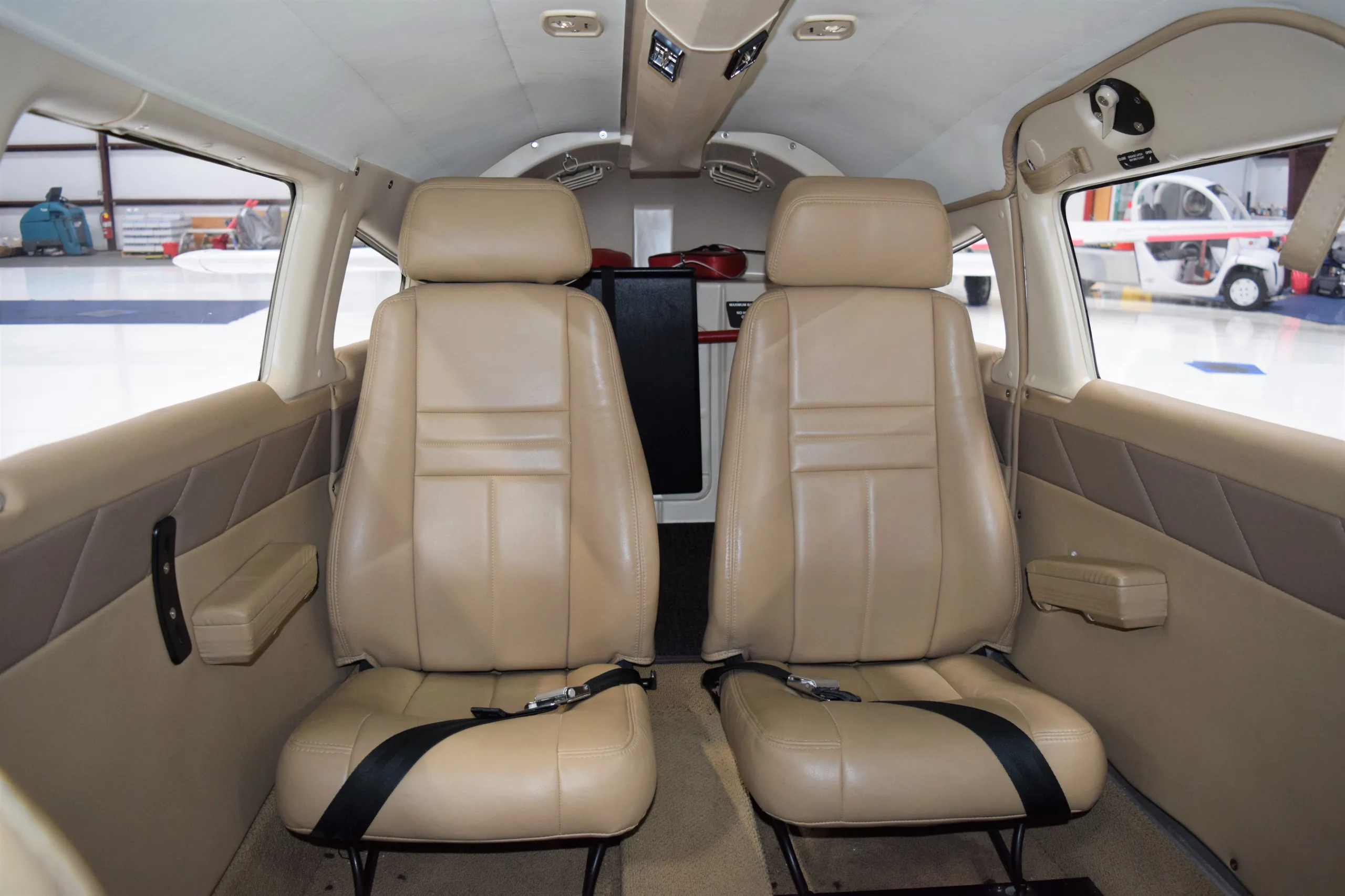 Cabin interior of a Piper saratoga sp.