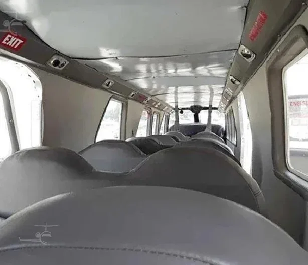 Cabin interior of a 1976 Britten Norman BN-2A Trislander.