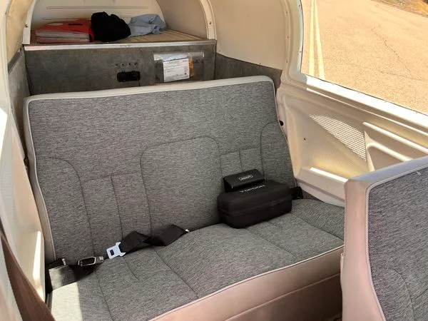Cabin interior of a 1965 Mooney M20C - $82,500 - N5655Q (Northern California).