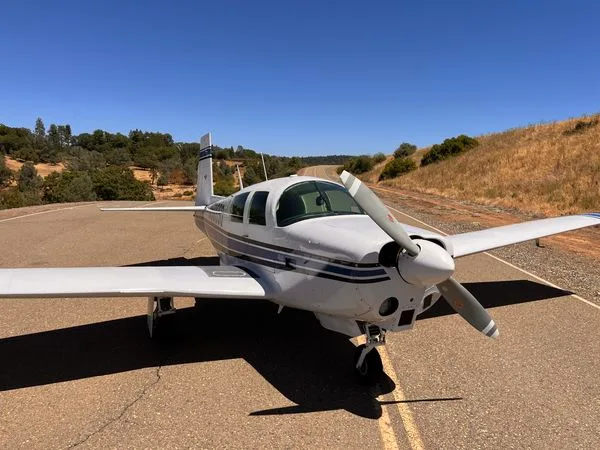 Cabin interior of a 1965 Mooney M20C - $82,500 - N5655Q (Northern California).